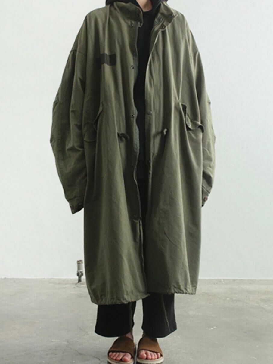 淨色企領長褸 GLAMOUR-062JK