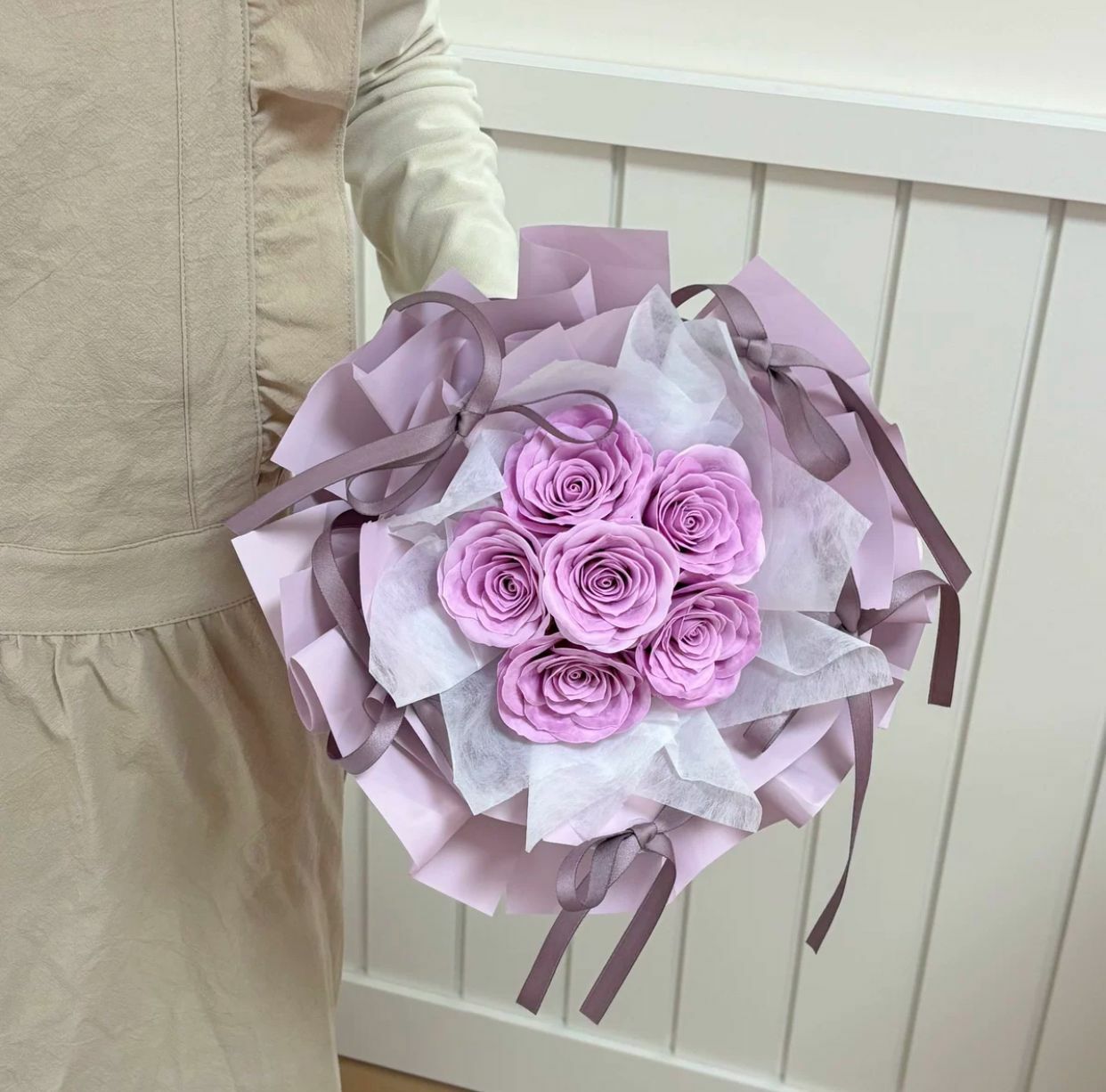 Ballet-Inspired Rose Bouquet