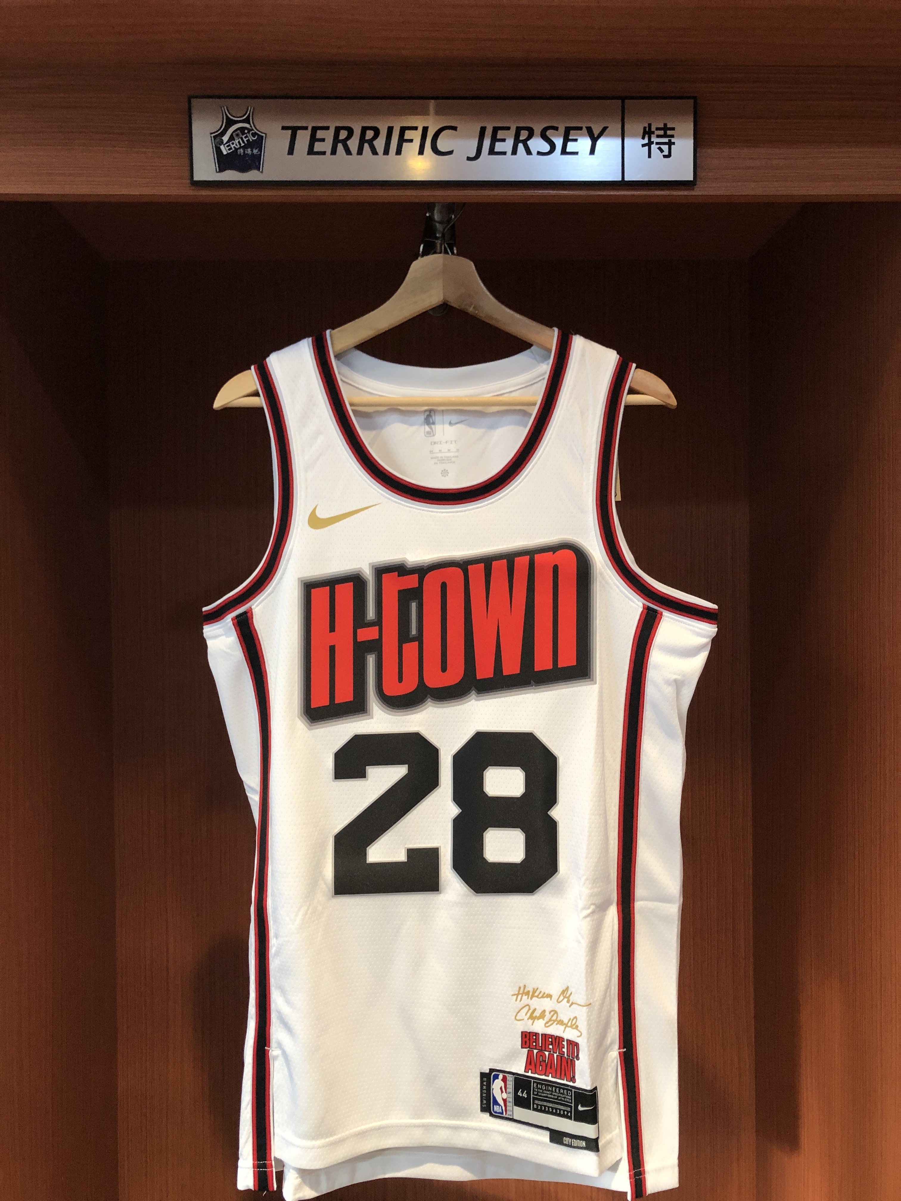 NBA球衣 Alperen Sengun 休士頓火箭城市 City Nike Swingman 球迷版 熱轉印 全新