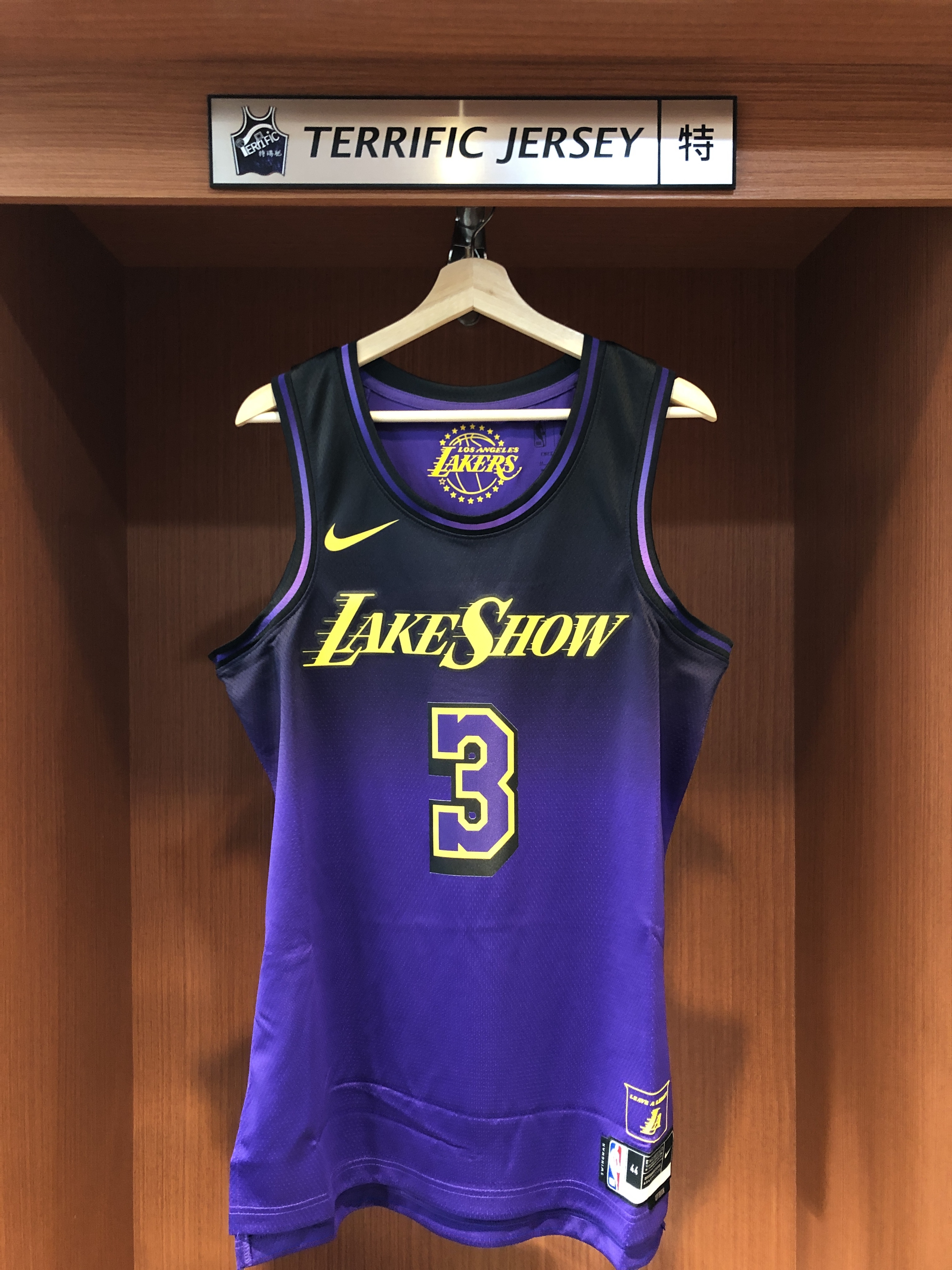 NBA球衣 Anthony Davis 洛杉磯湖人城市 City Nike Swingman 球迷版 熱轉印 全新