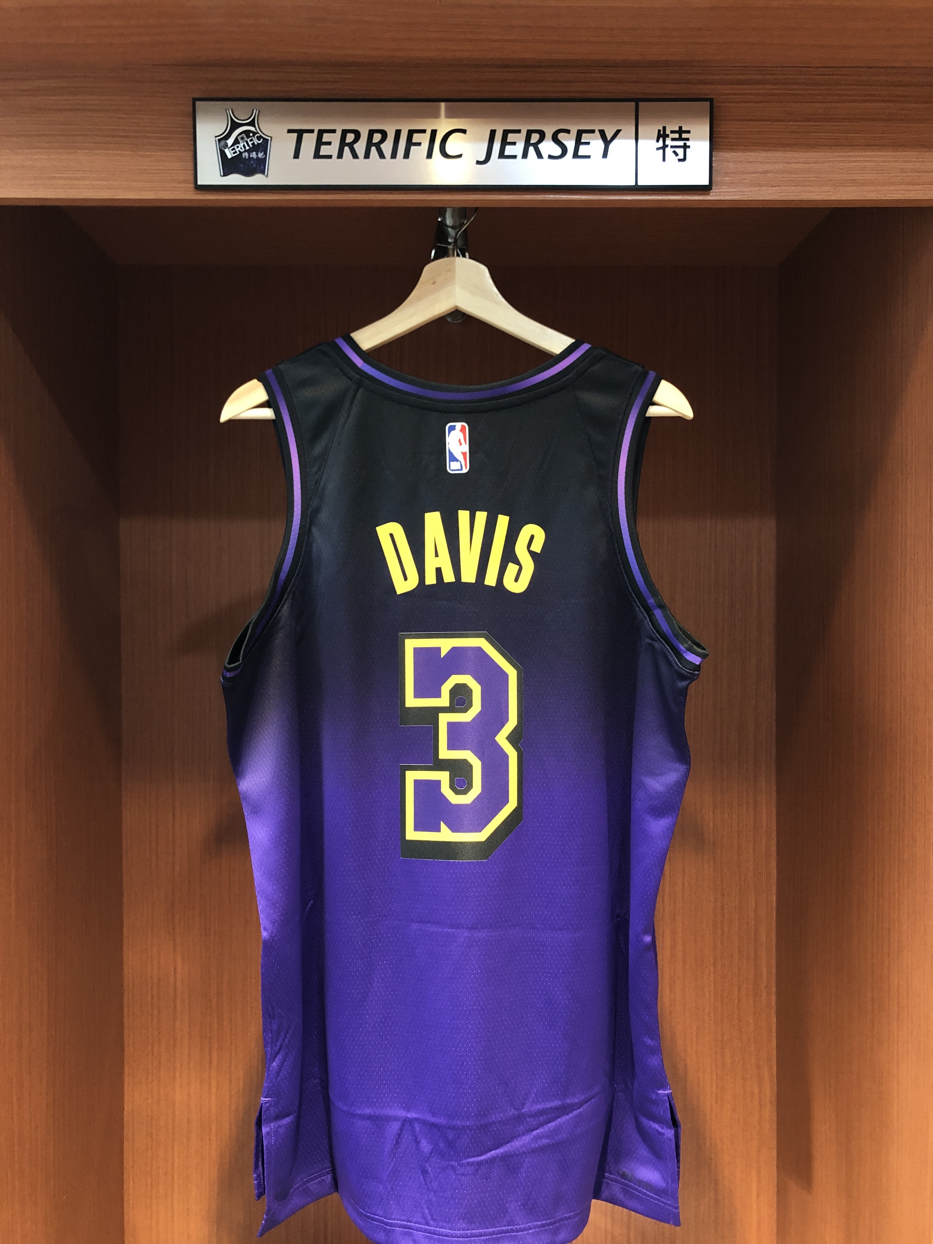 NBA球衣 Anthony Davis 洛杉磯湖人城市 City Nike Swingman 球迷版 熱轉印 全新