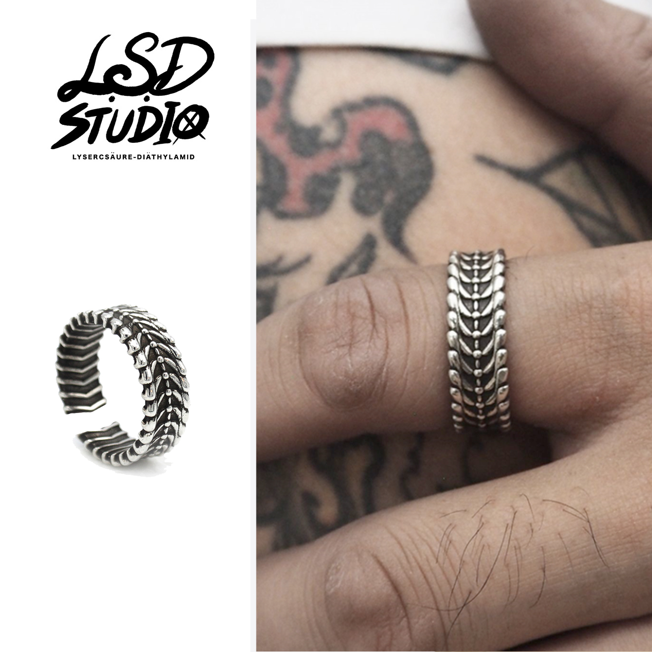 【ACTG014】龍骨脊開口設計戒指指