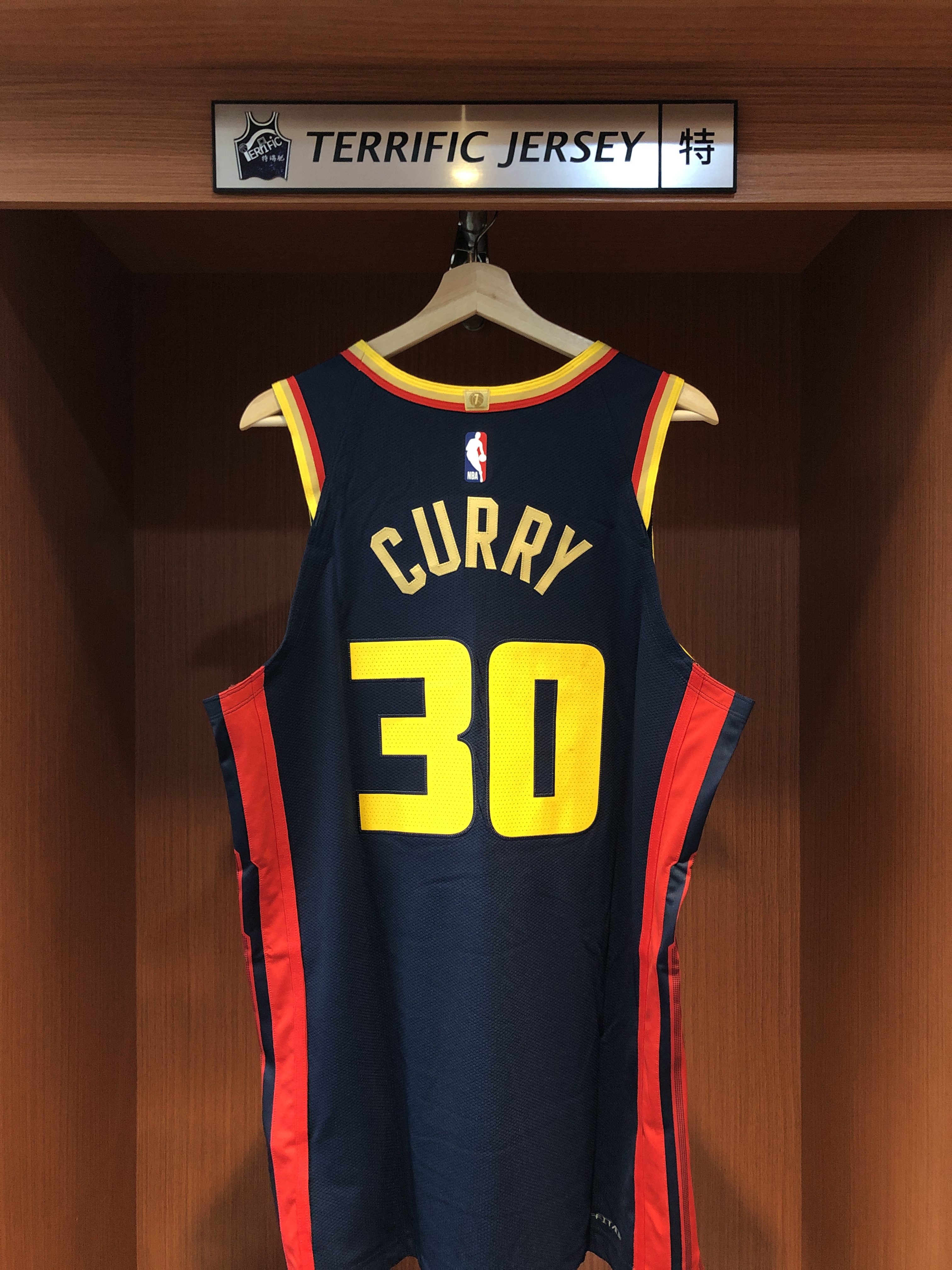 NBA球衣 Stephen Curry 金州勇士城市 City Nike Authentic 球員版 電繡 全新