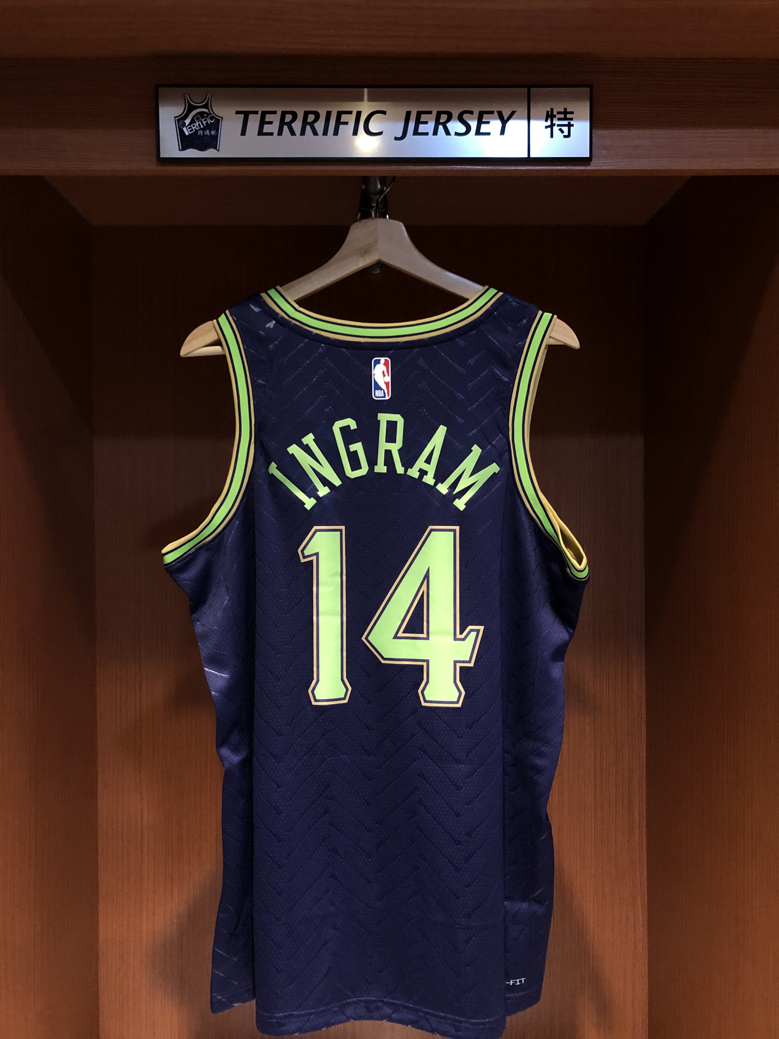 NBA球衣 Brandon Ingram 紐奧良鵜鶘城市 City Nike Swingman 球迷版 熱轉印 全新
