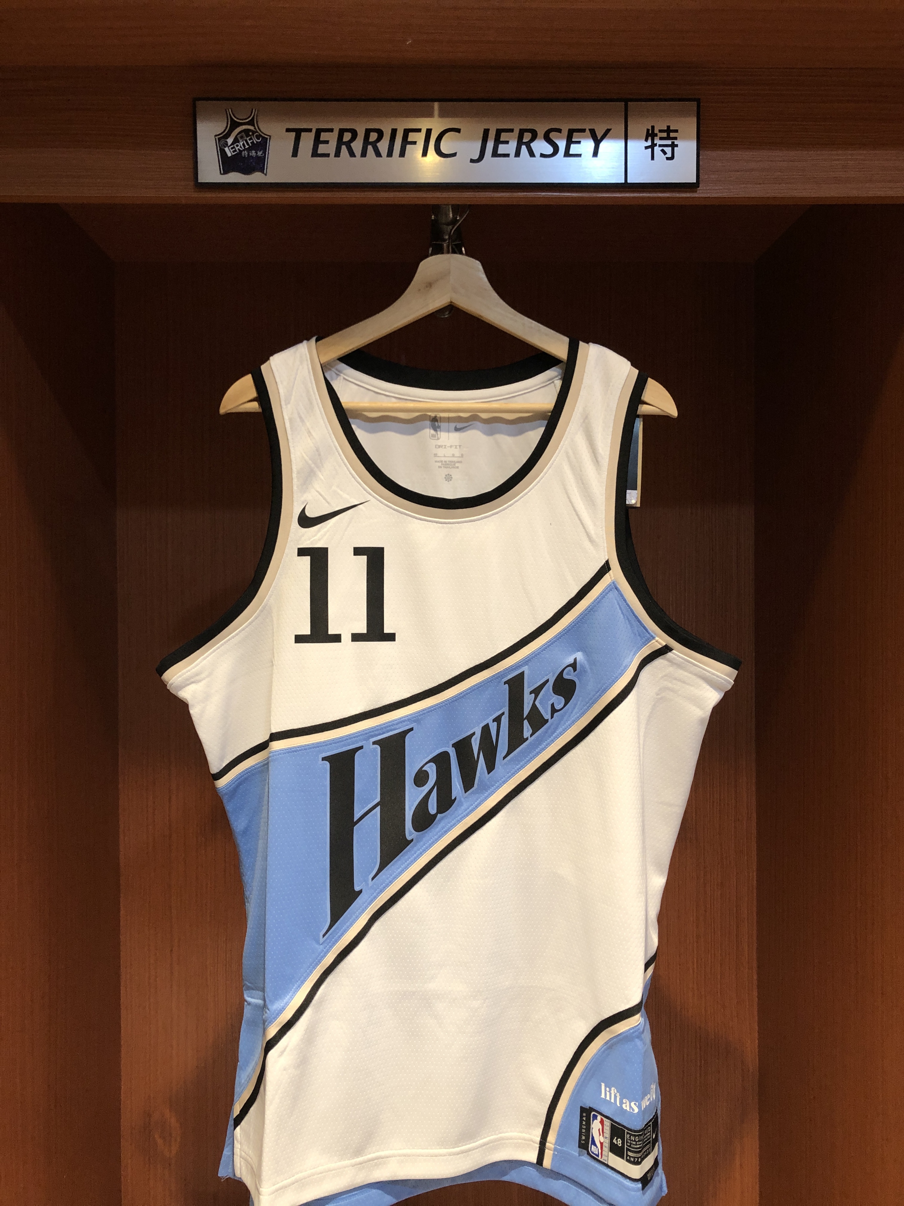 NBA球衣 Trae Young 亞特蘭大老鷹城市 City Nike Swingman 球迷版 熱轉印 全新