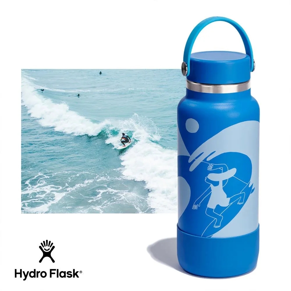 Hydro Flask Ty Williams 32oz 寬口真空保溫鋼瓶 藍寶石 HFLEW32BTSF23A