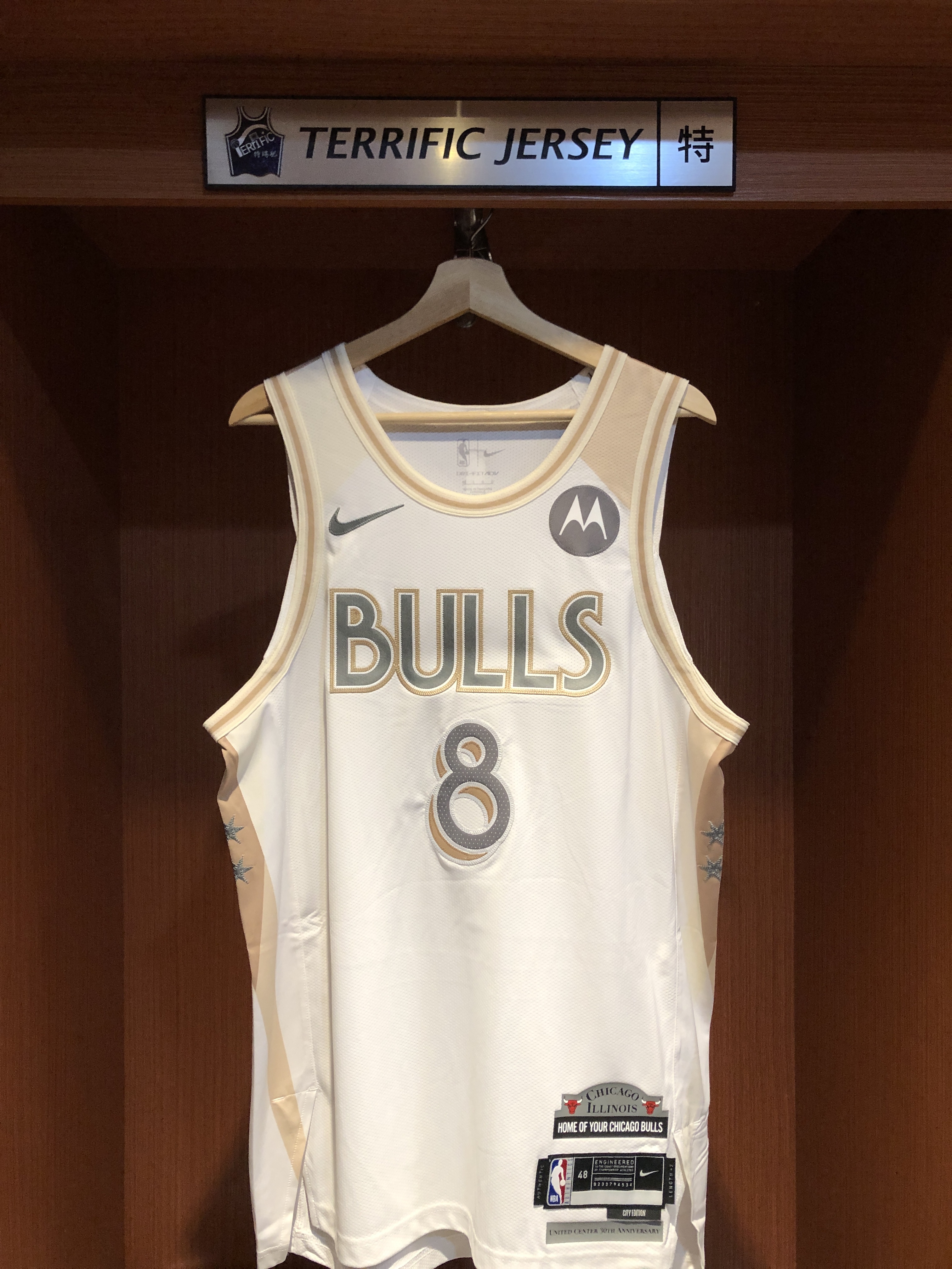 NBA球衣 Zach Lavine 芝加哥公牛城市 City Nike Authentic 球員版 電繡 含贊助商 全新