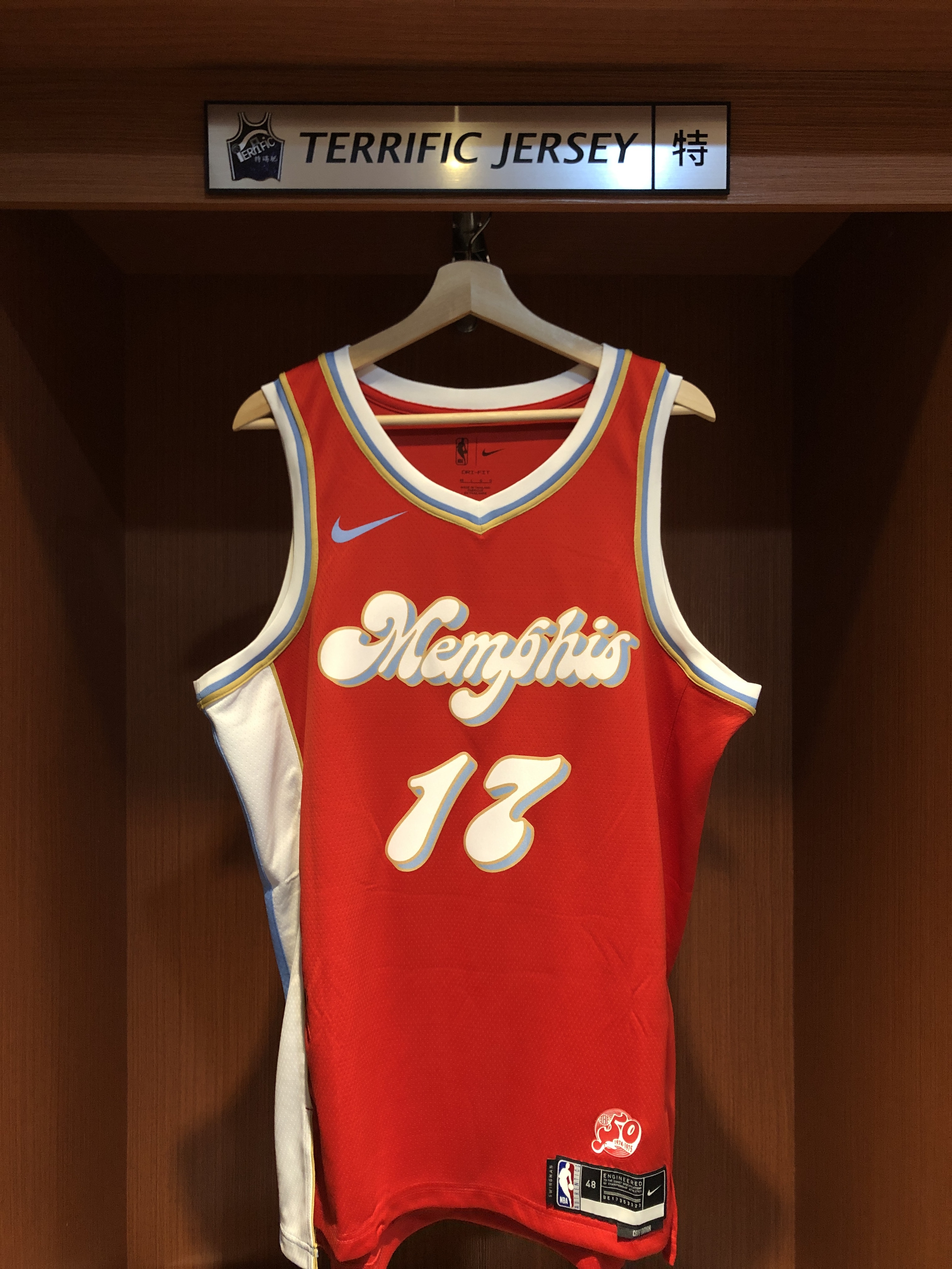 NBA球衣 Yuki Kawamura 曼菲斯灰熊城市 河村勇輝 City Nike Swingman 球迷版 熱轉印 全新