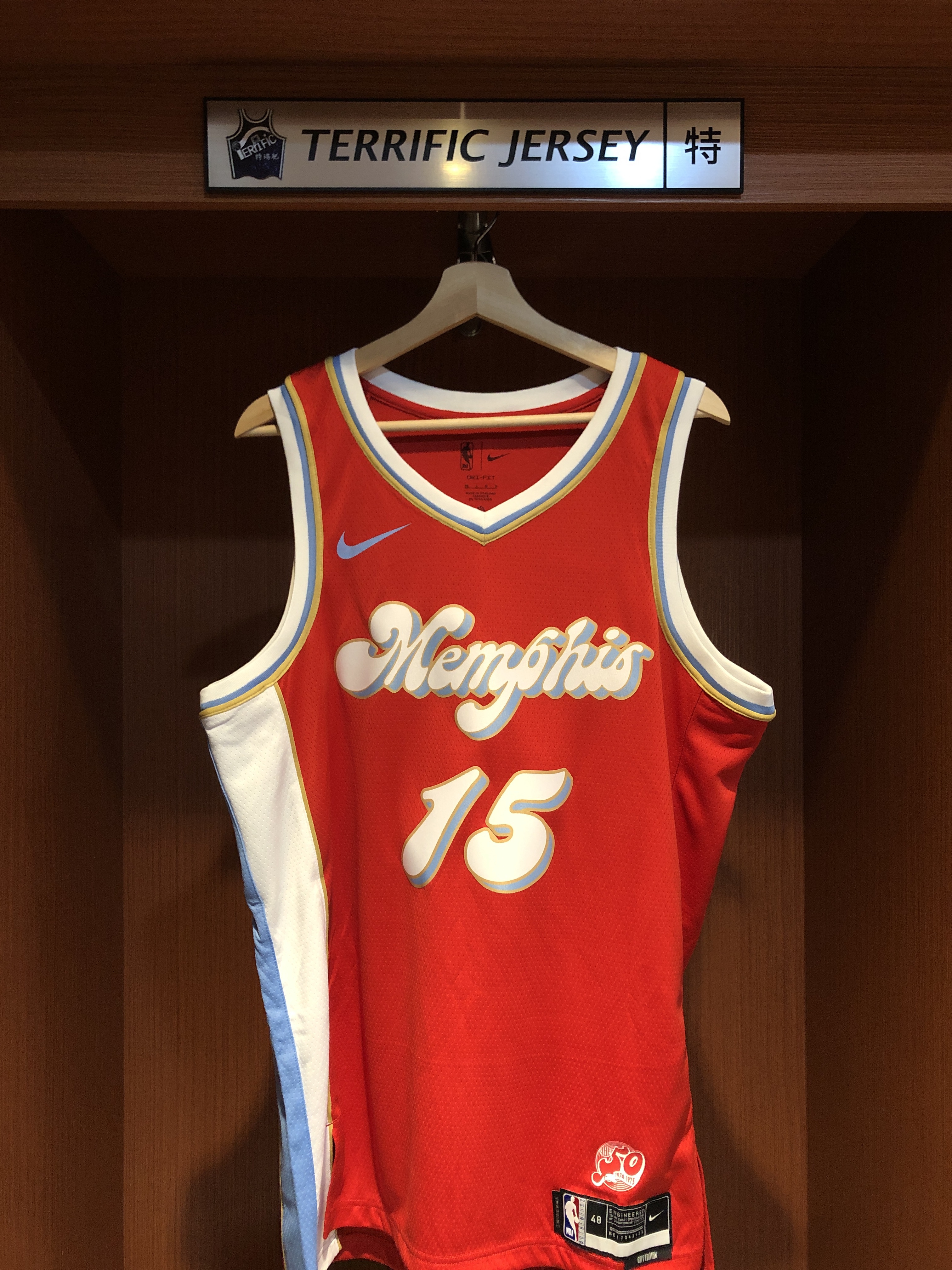 NBA球衣 Vince Carter 曼菲斯灰熊城市 City Nike Swingman 球迷版 熱轉印 全新