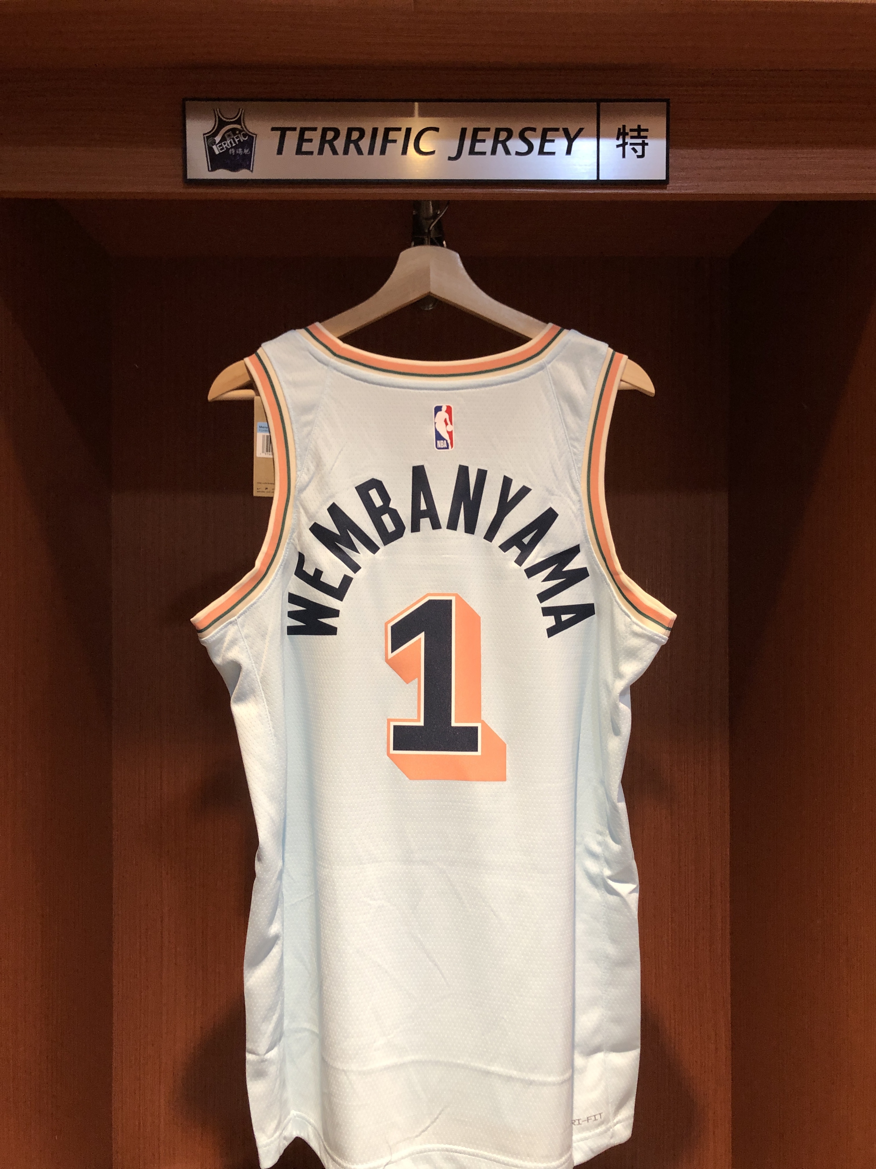 NBA球衣 Victor Wembanyama 聖安東尼奧馬刺城市 City Nike Swingman 球迷版 熱轉印 全新