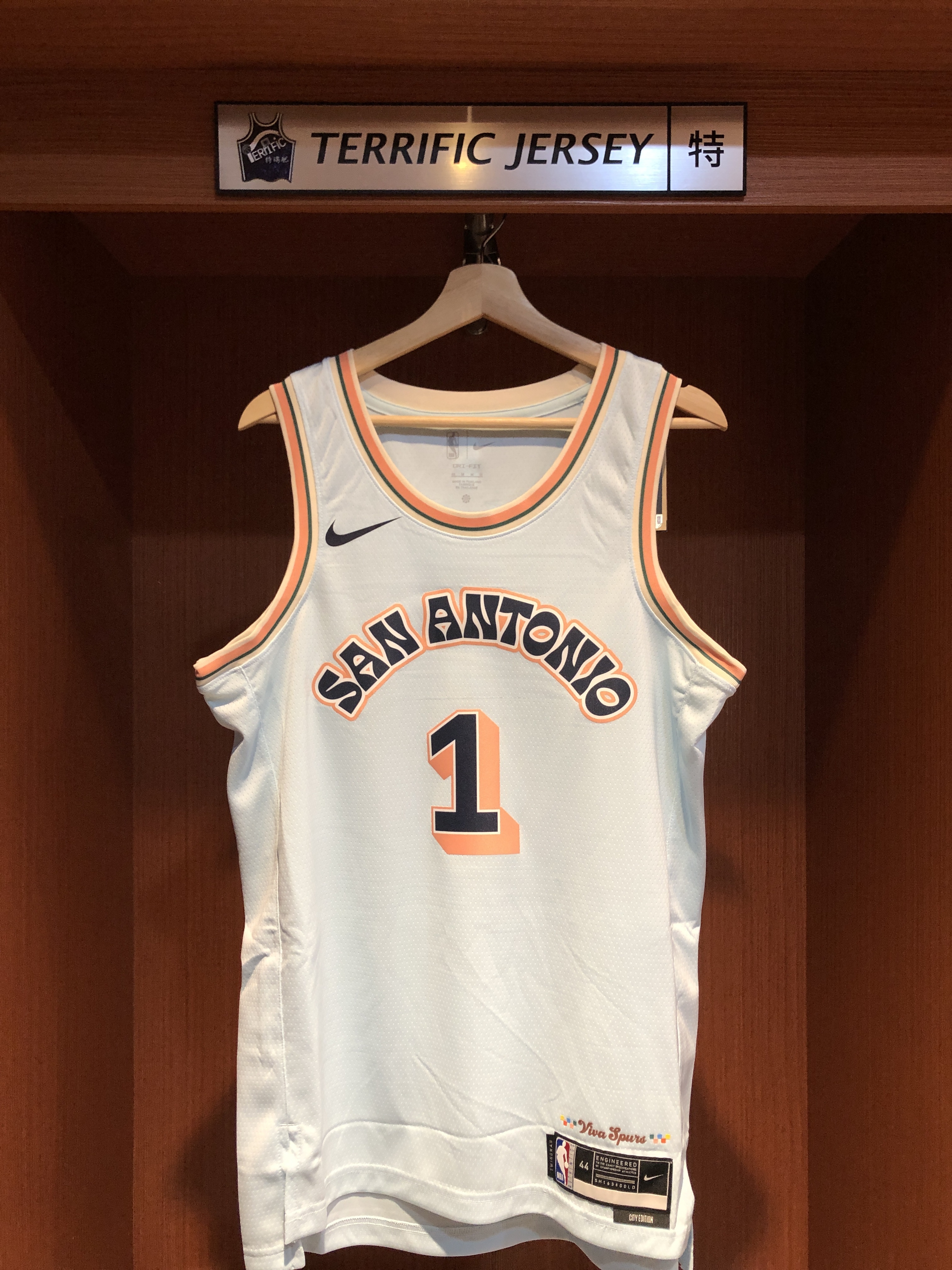 NBA球衣 Victor Wembanyama 聖安東尼奧馬刺城市 City Nike Swingman 球迷版 熱轉印 全新