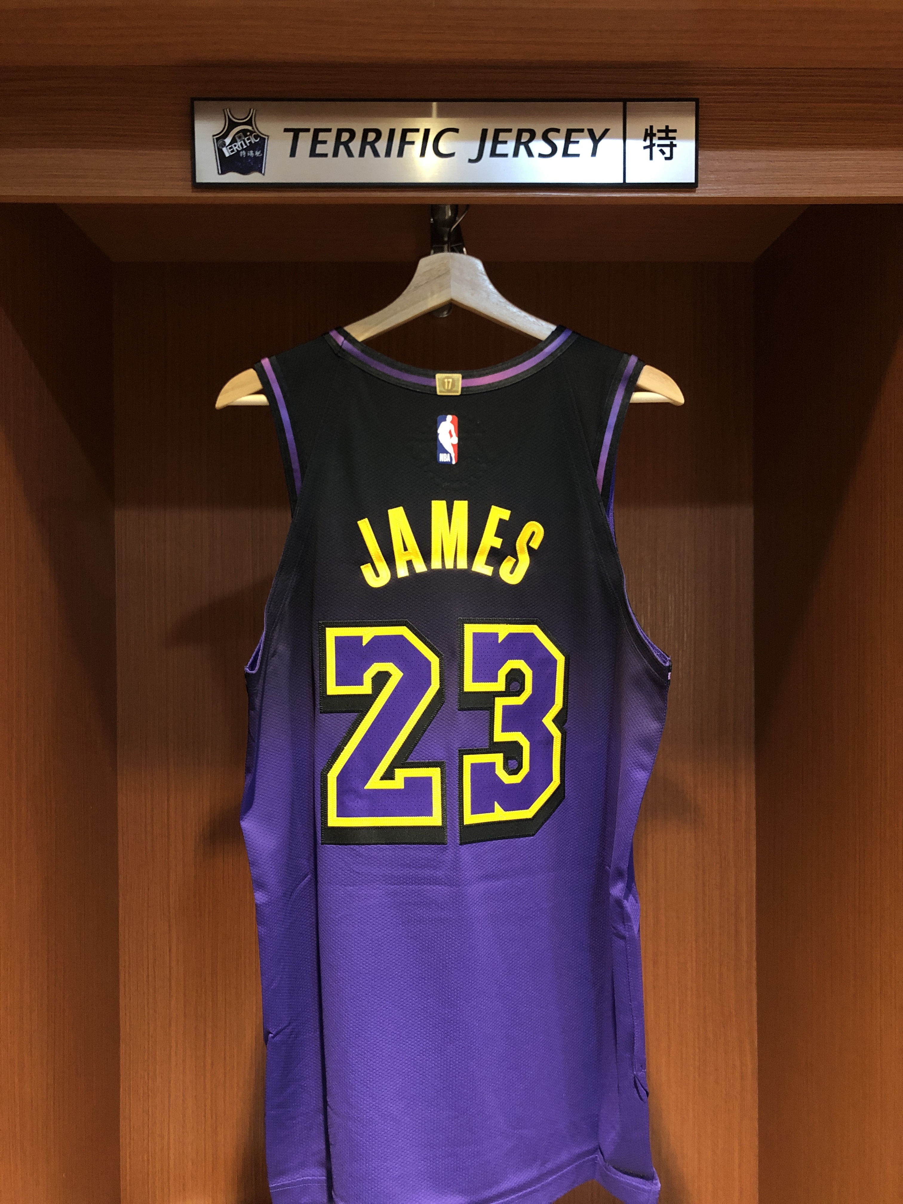 NBA球衣 Lebron James 洛杉磯湖人城市 City Nike Authentic 球員版 電繡 全新