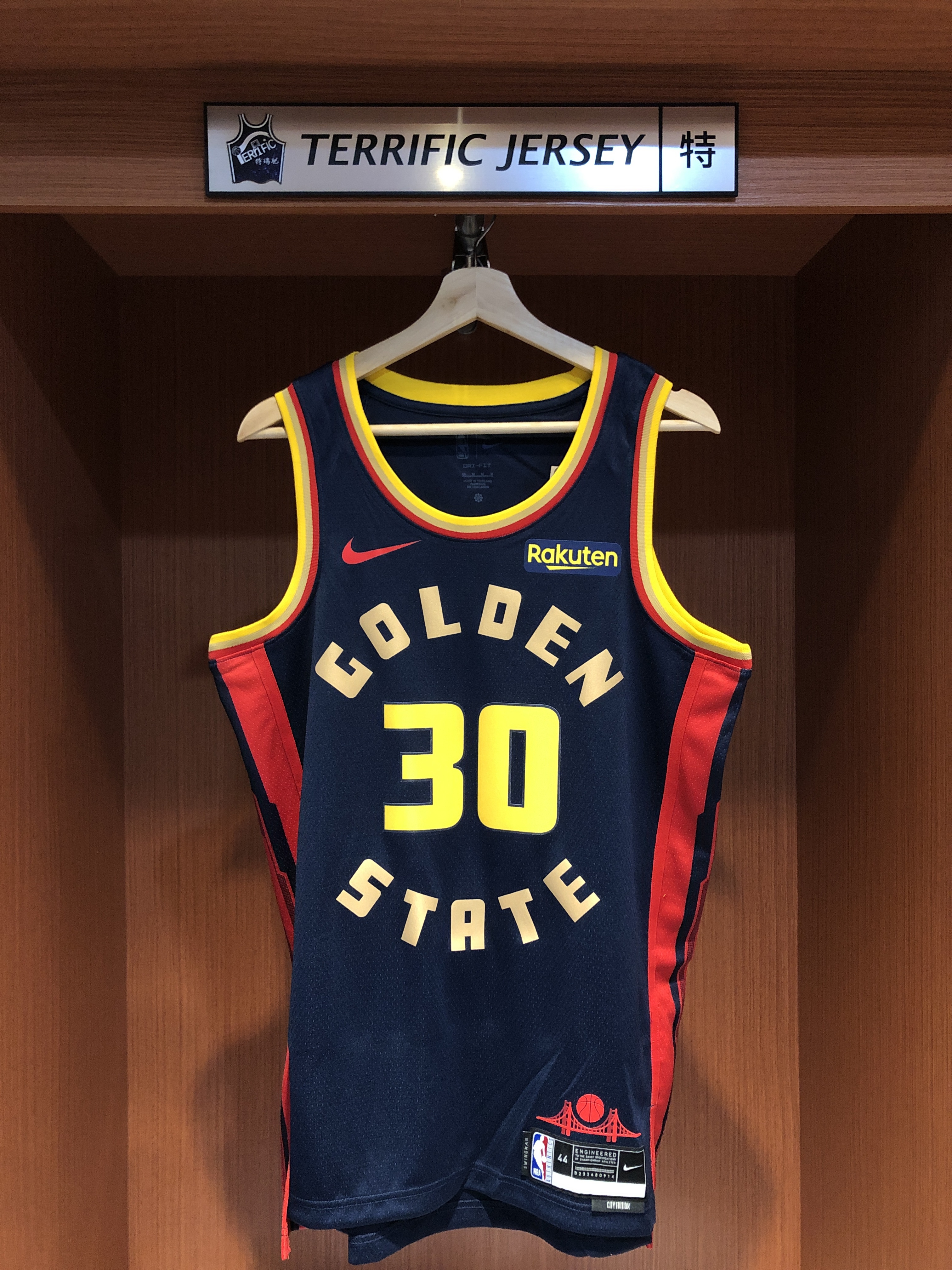 NBA球衣 Stephen Curry 金州勇士城市 City Nike Swingman 球迷版 熱轉印 含贊助商標 全新