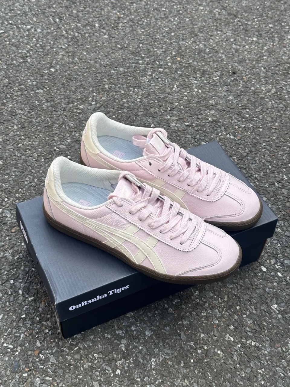 Onitsuka Tiger Tokuten 鬼塚虎 德訓鞋 奶油櫻花粉 淺粉 米白 仿皮革 男女鞋 1183C429-700 / 預購