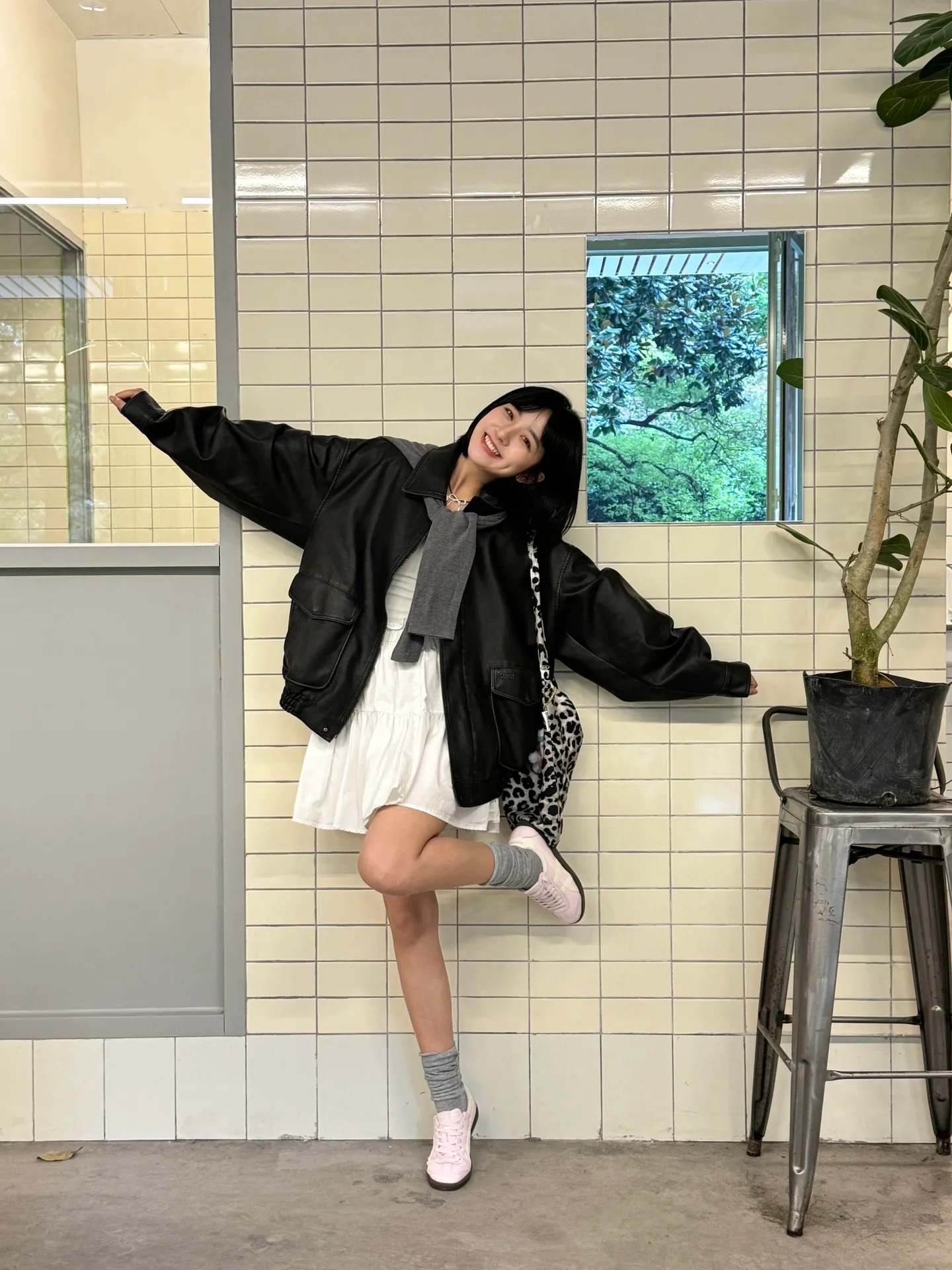Onitsuka Tiger Tokuten 鬼塚虎德訓鞋奶油櫻花粉淺粉米白