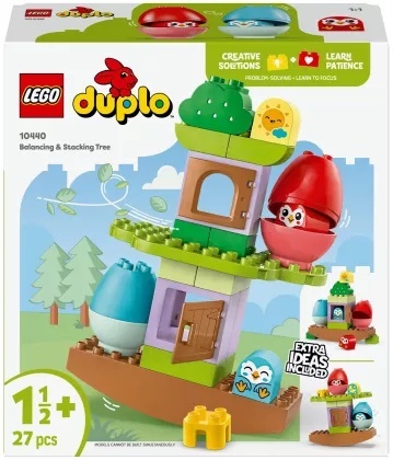 [飛米樂高積木專賣店] LEGO 10440 DUPLO-得寶系列 大樹：平衡堆疊樂