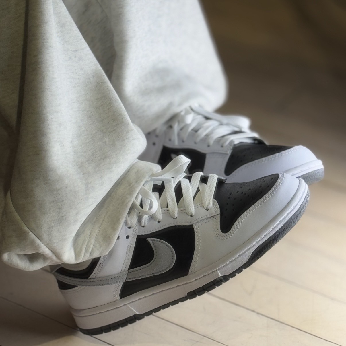 Nike Dunk Low Reverse Panda 反轉熊貓 2.0 黑白灰 男女鞋 低筒運動鞋 IB4620-141