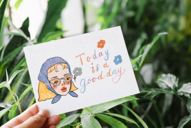 La Dolce Vita Postcard - Today is a good day