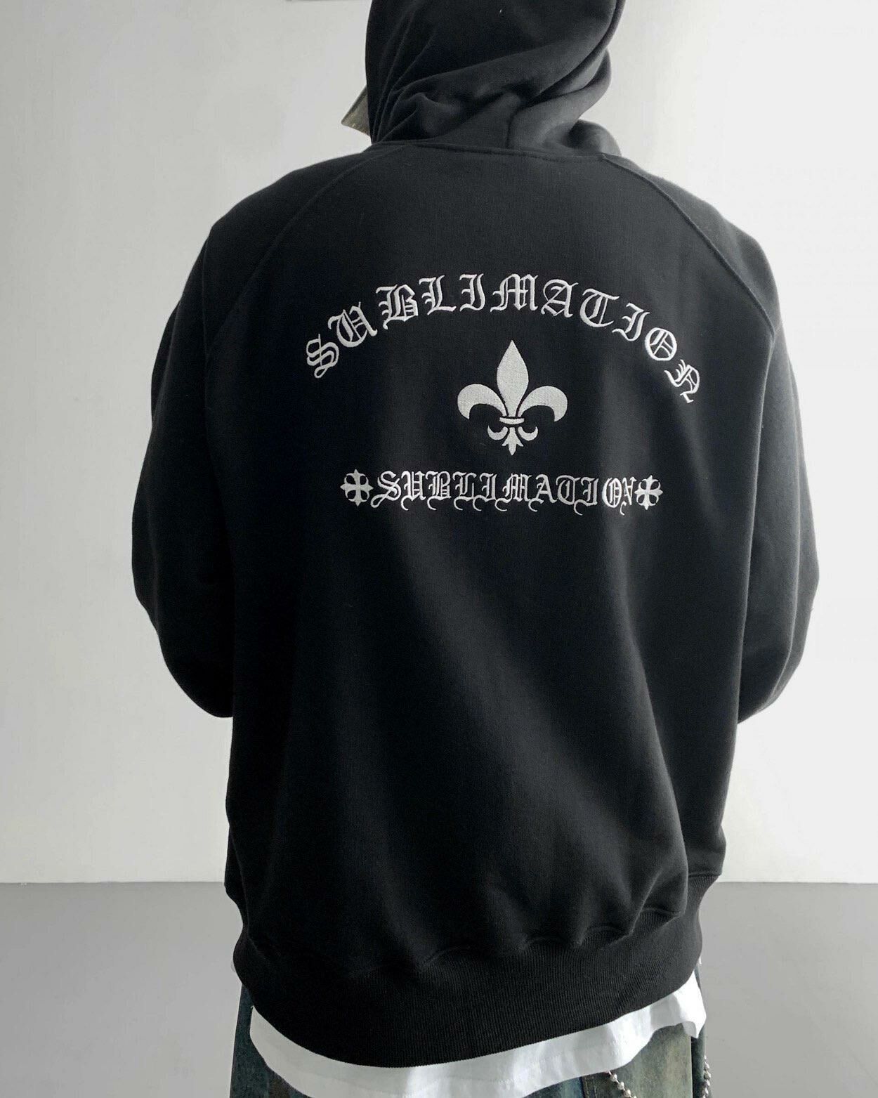 英文字拉鍊外套 SUB-025JK