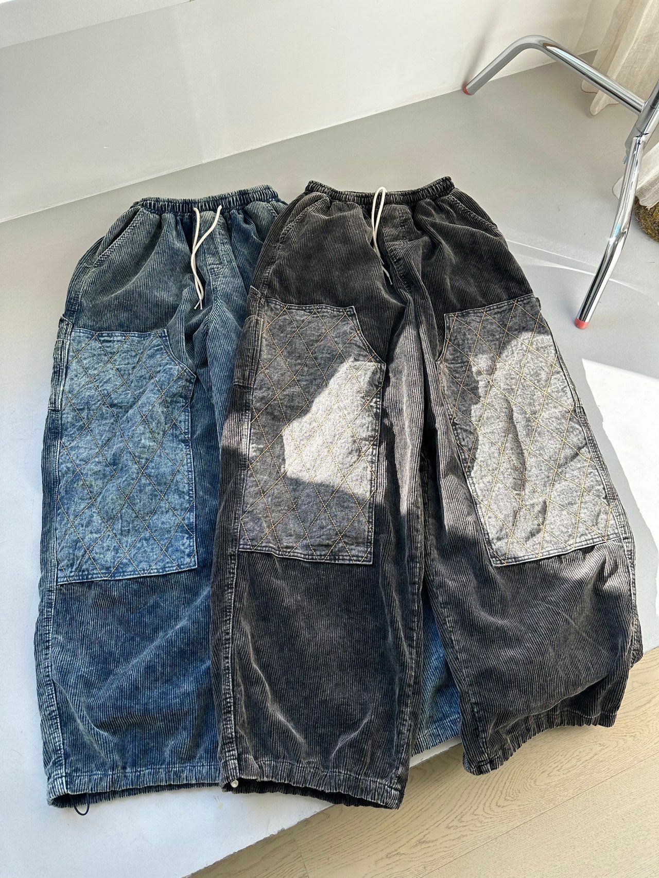 混色鬆身褲 UNUSED-038P