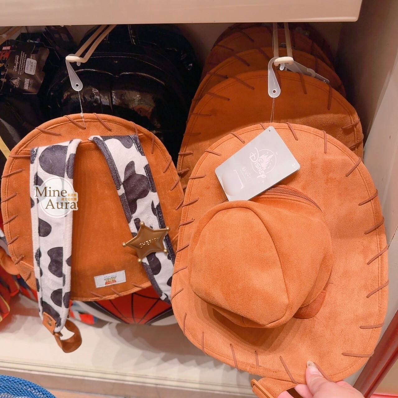 胡迪 Woody 牛仔帽 造型 後背包 玩具總動員 Toy Story -香港迪士尼樂園