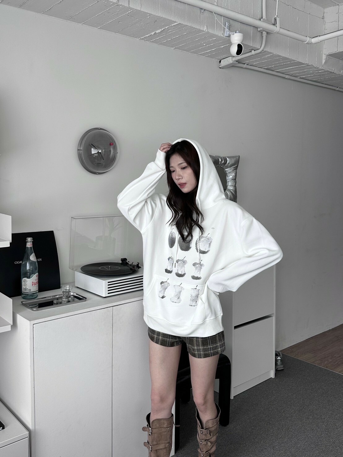 好苦艾🍎數位印花蘋果帽踢