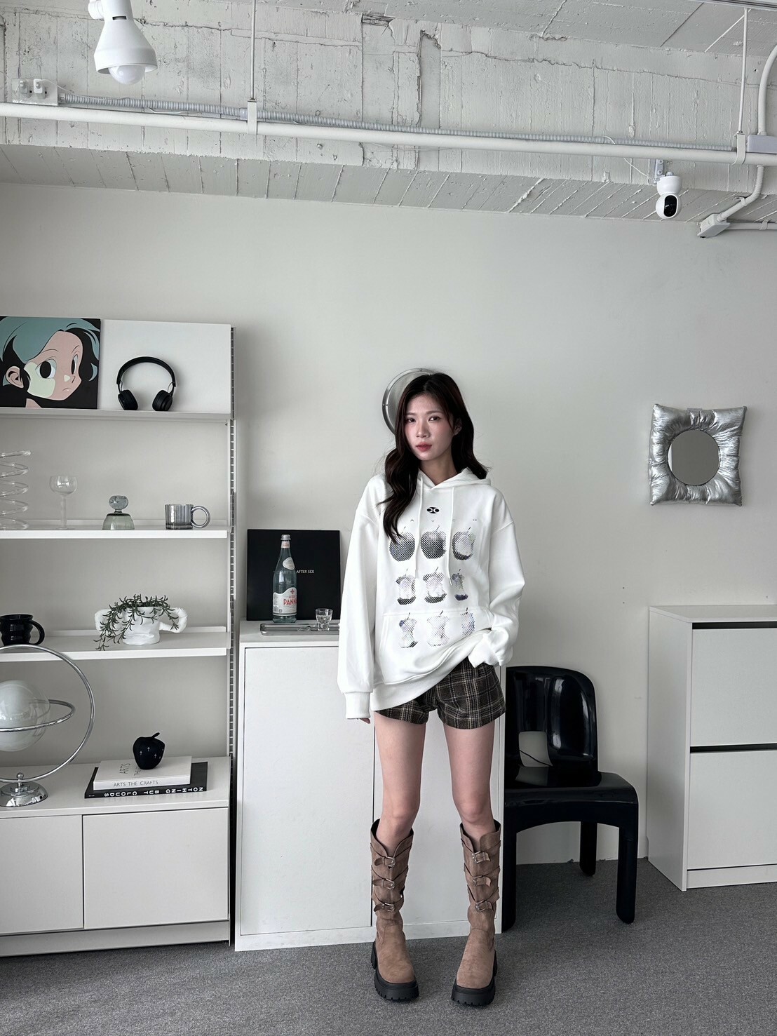 好苦艾🍎數位印花蘋果帽踢