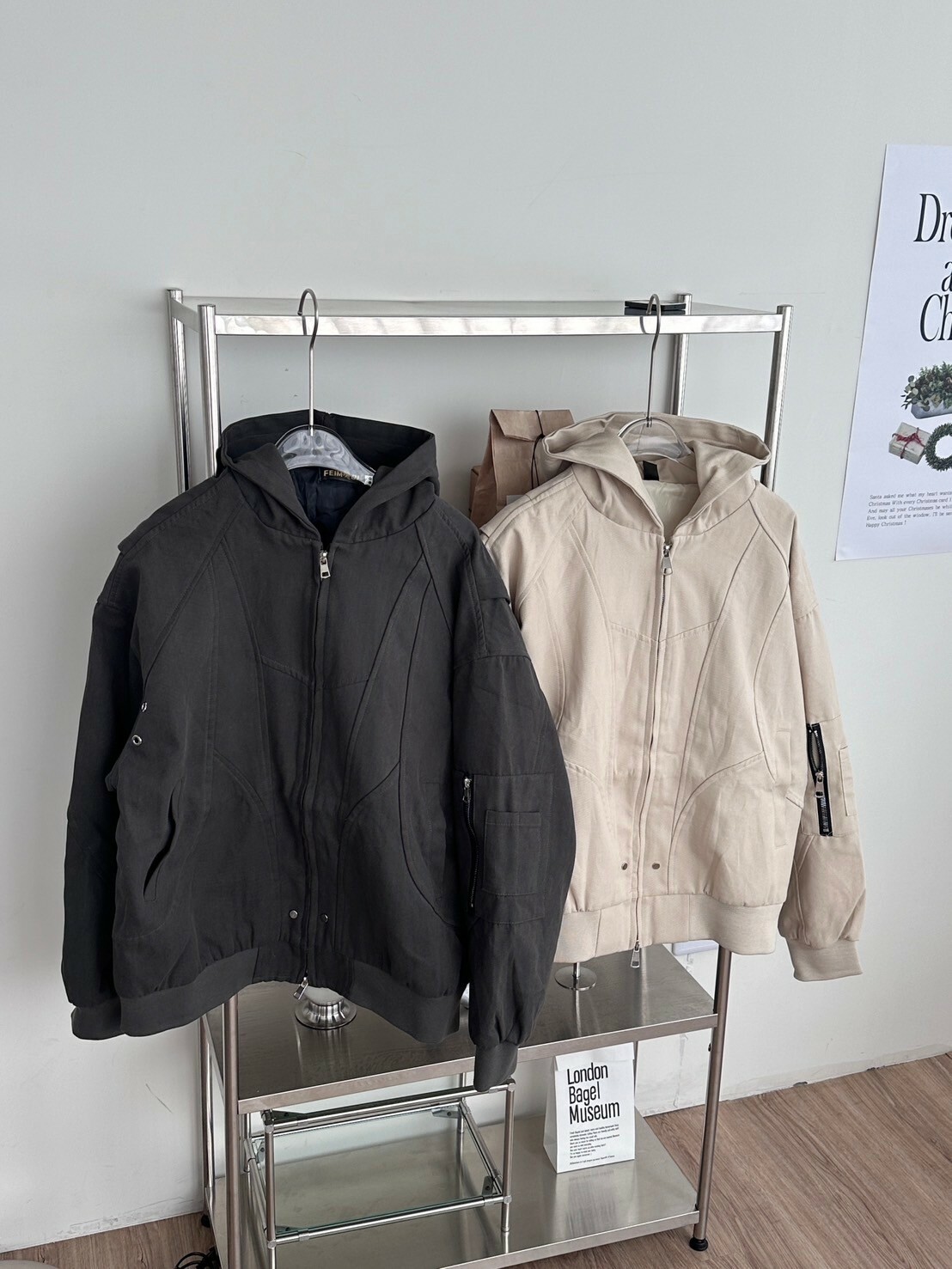 空降特種兵🖍️ 設計感重磅 連帽短版飛行外套 2colors