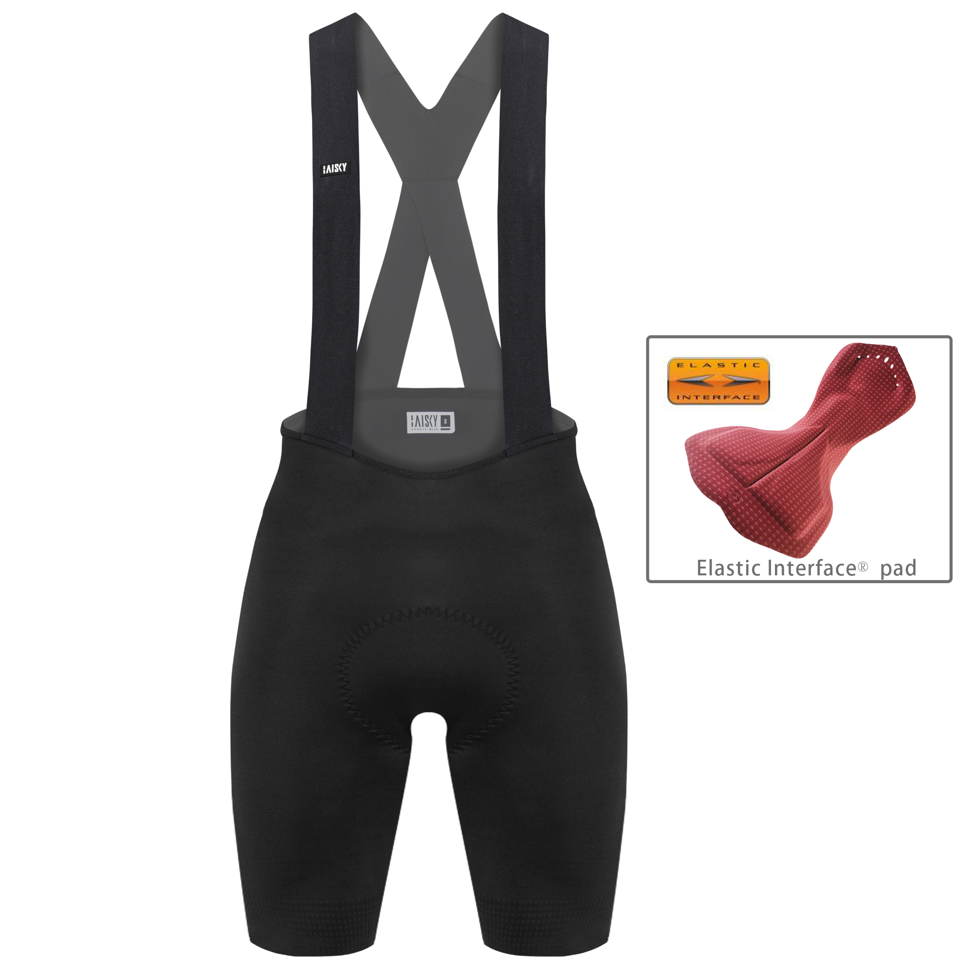 男款空力吊帶短褲 速力III 黑