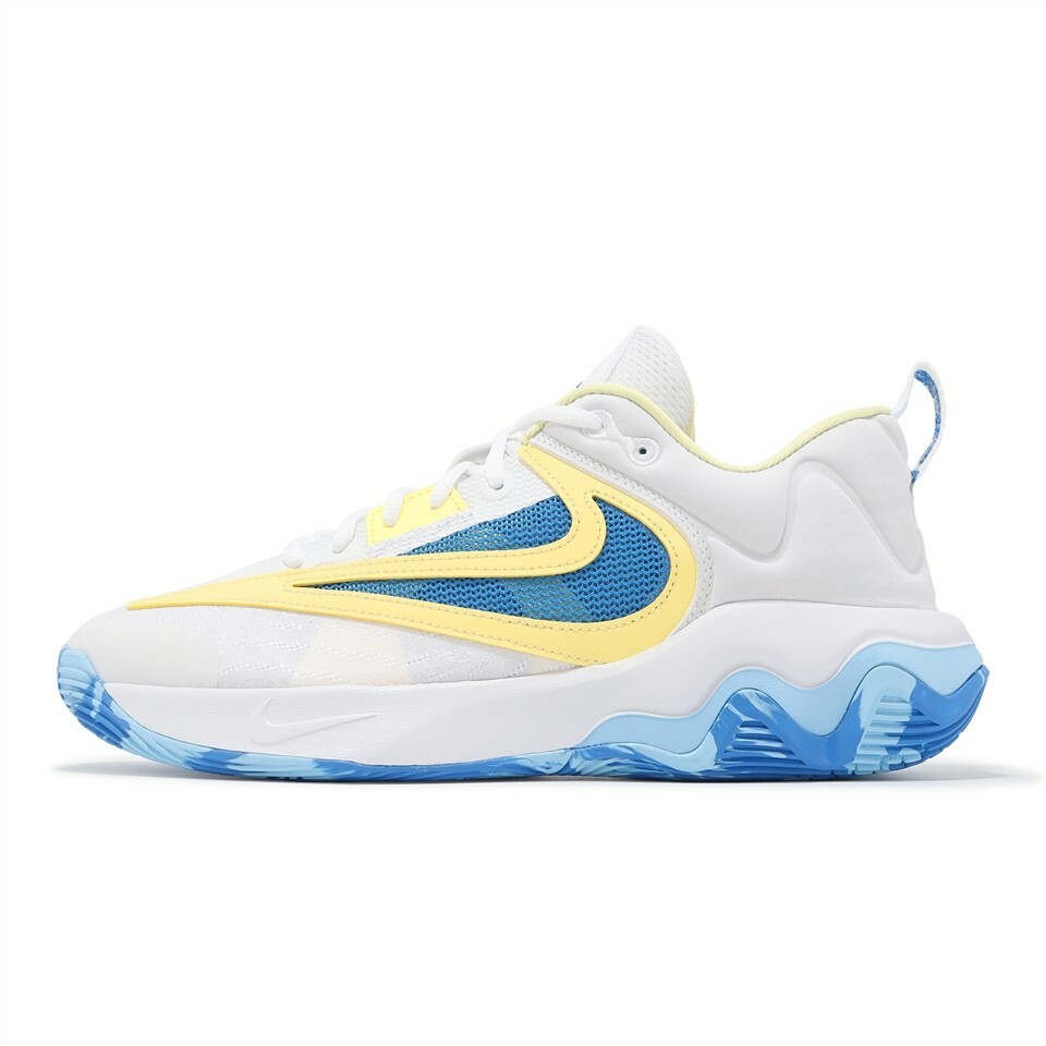 Nike Giannis Immortality 3 EP 白 藍 黃 男鞋 字母哥 子系列 籃球鞋 DZ7534-101