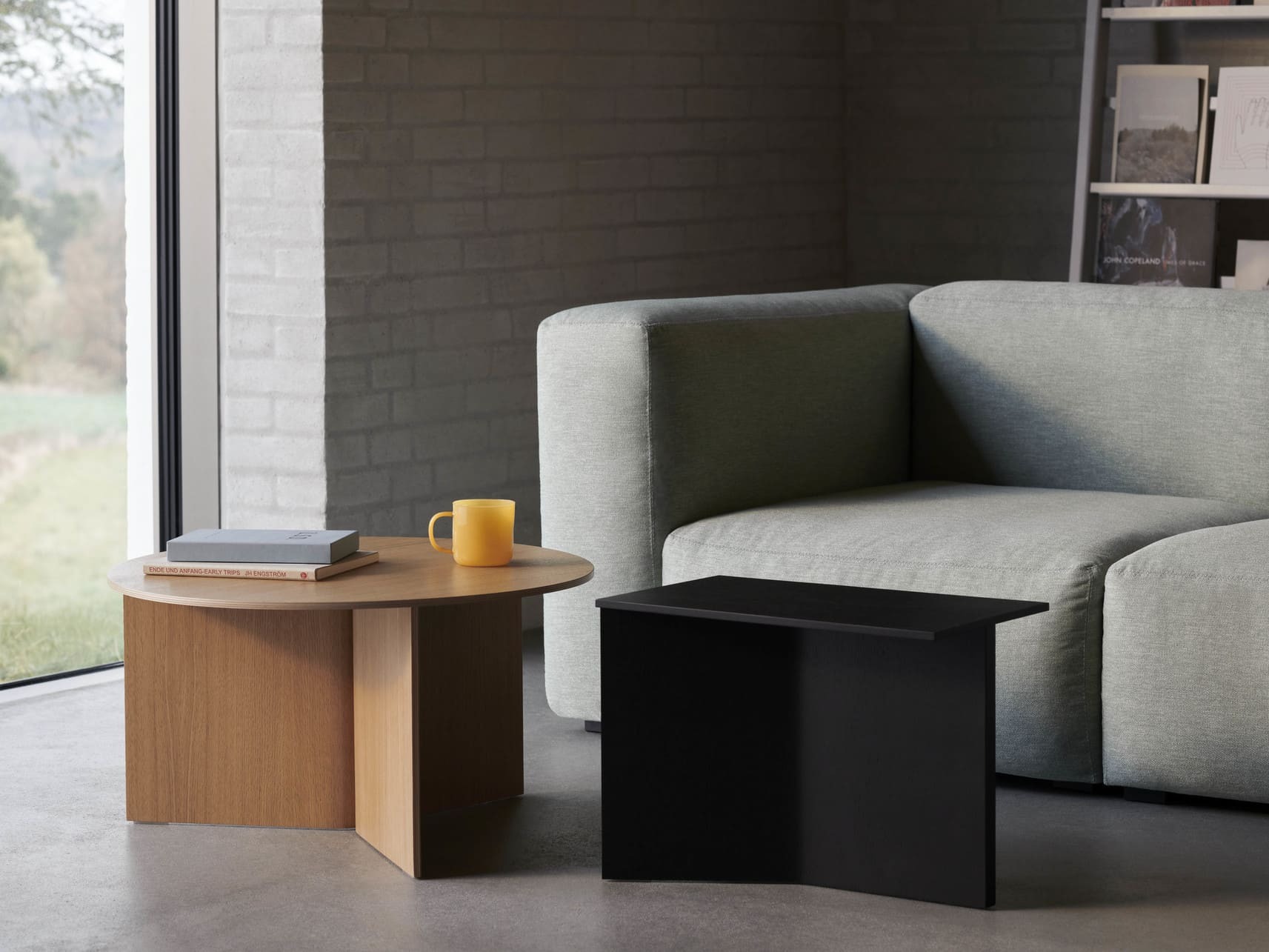 SLIT Wood 摺紙木茶几 (長方)