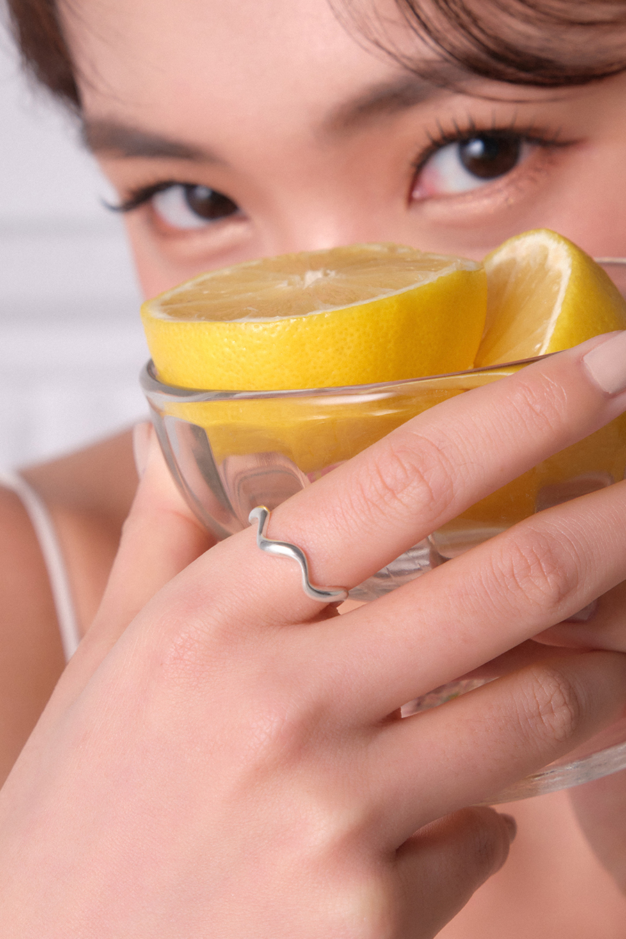 【925純銀】經典波浪可調式戒指(銀)