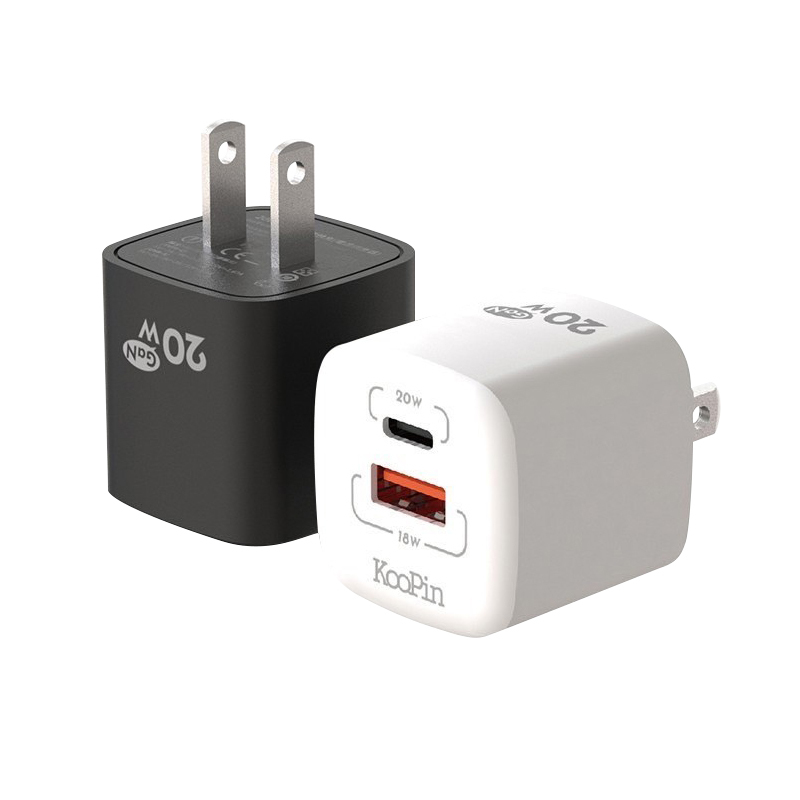 KooPin 氮化鎵 20W快速充電器
