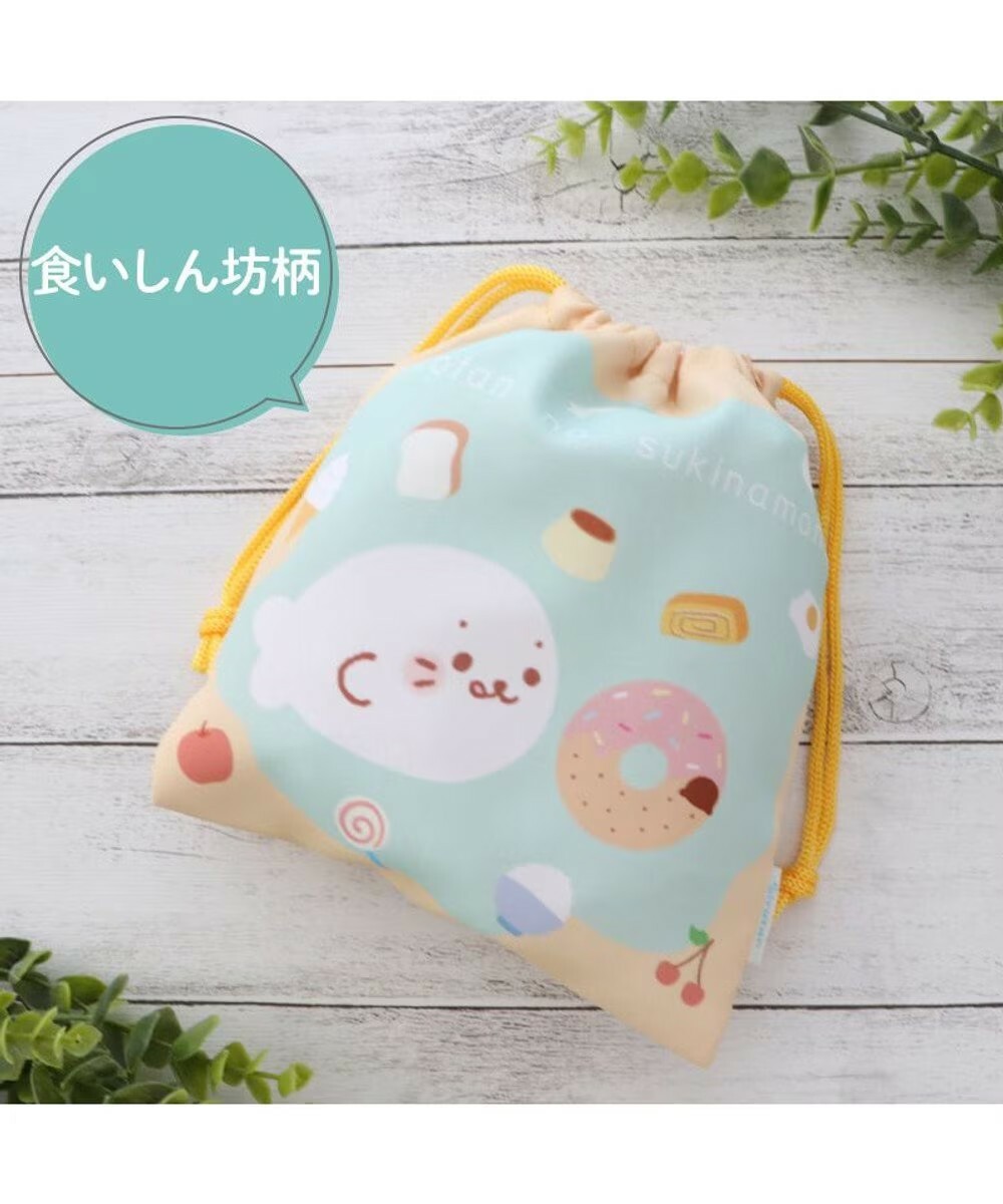 Sirotan 束口袋 大家的愛好、美食圖案、層層堆疊