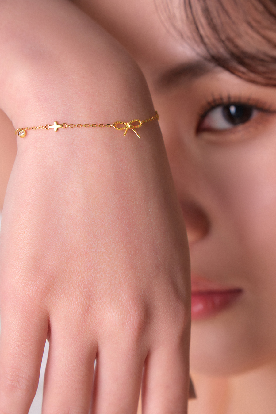 【925純銀】細緻麻花蝴蝶結手鍊