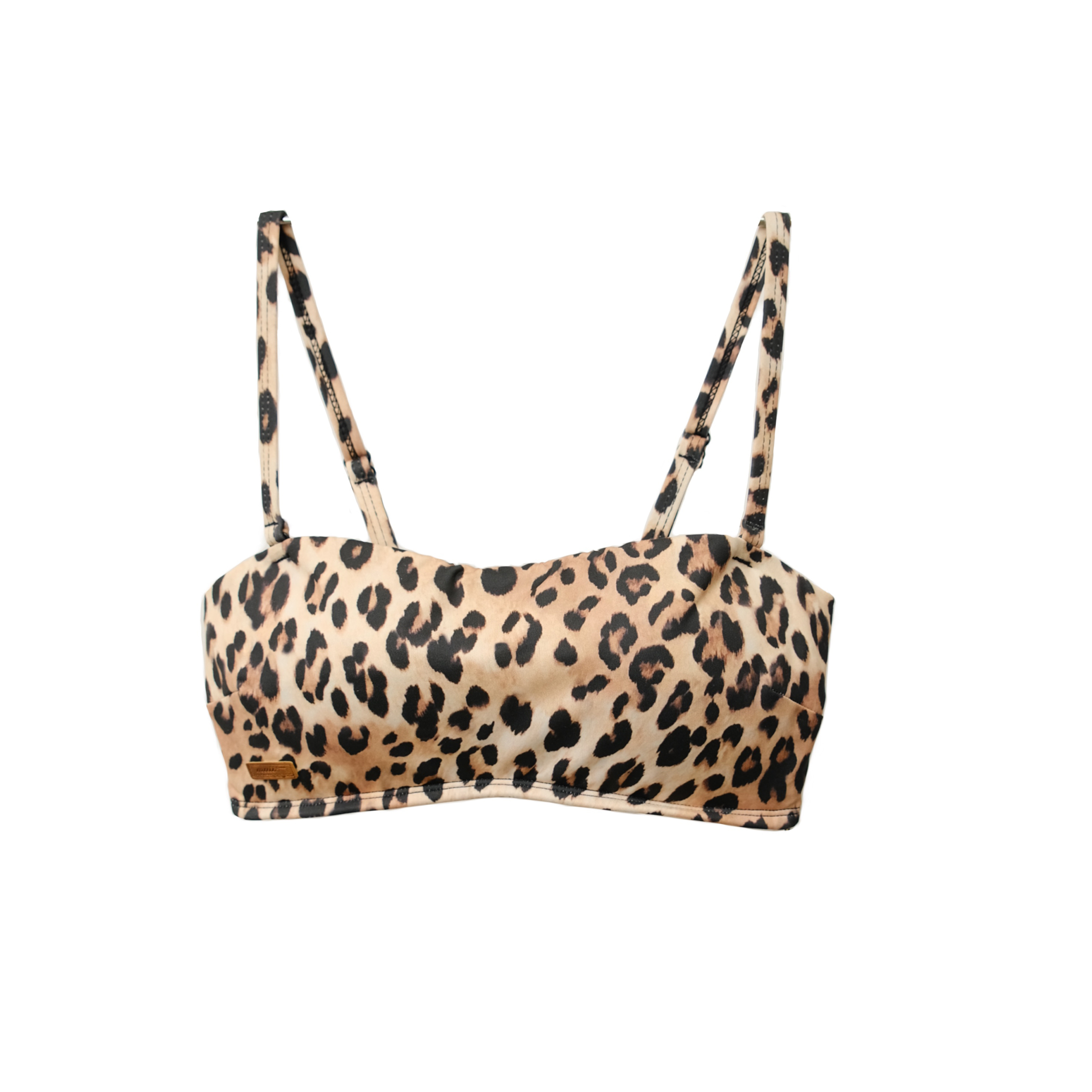 【豹紋系列】PAW 平口美胸可調式背勾上衣