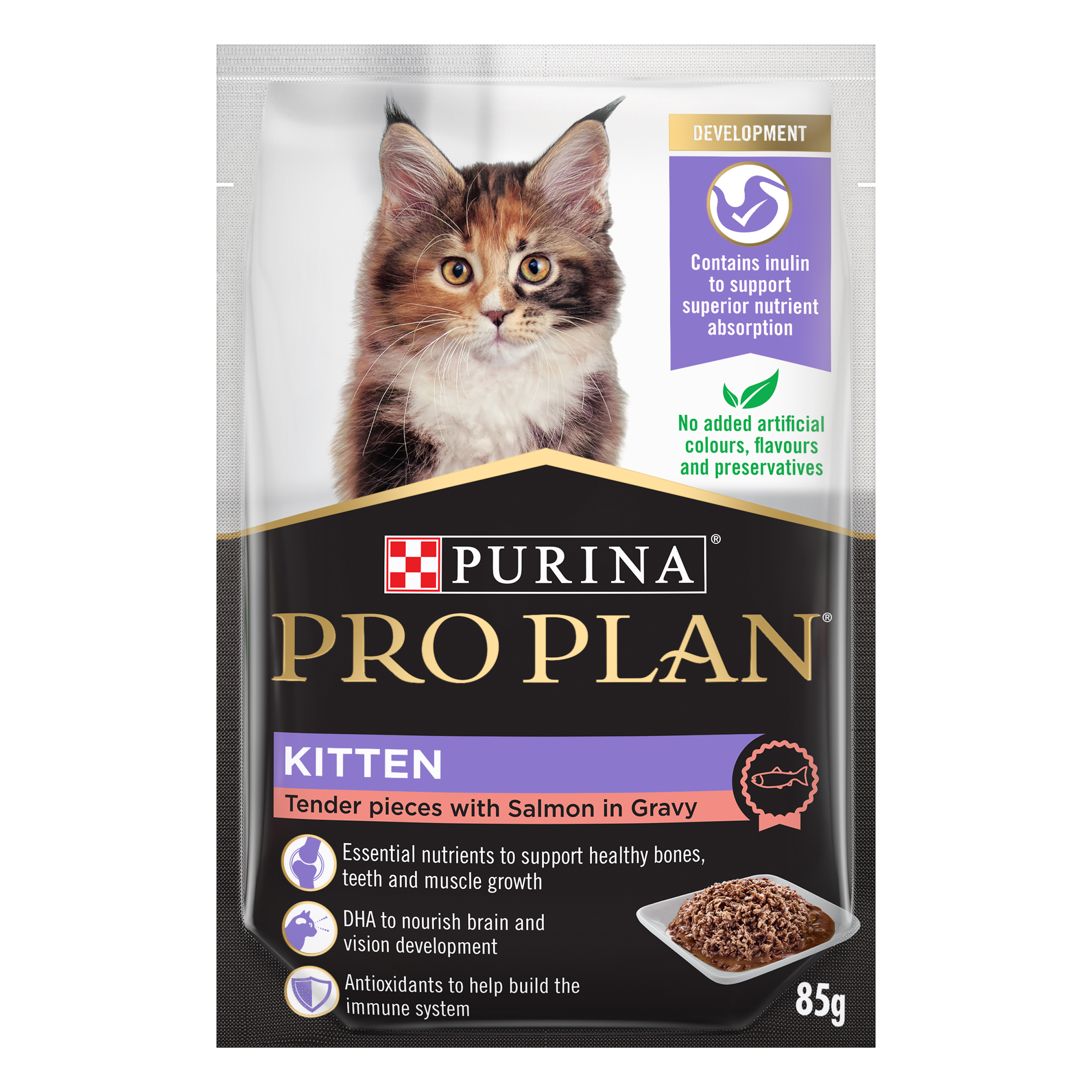 Purina ProPlan Cat Wet Kitten (Salmon) 85g x12