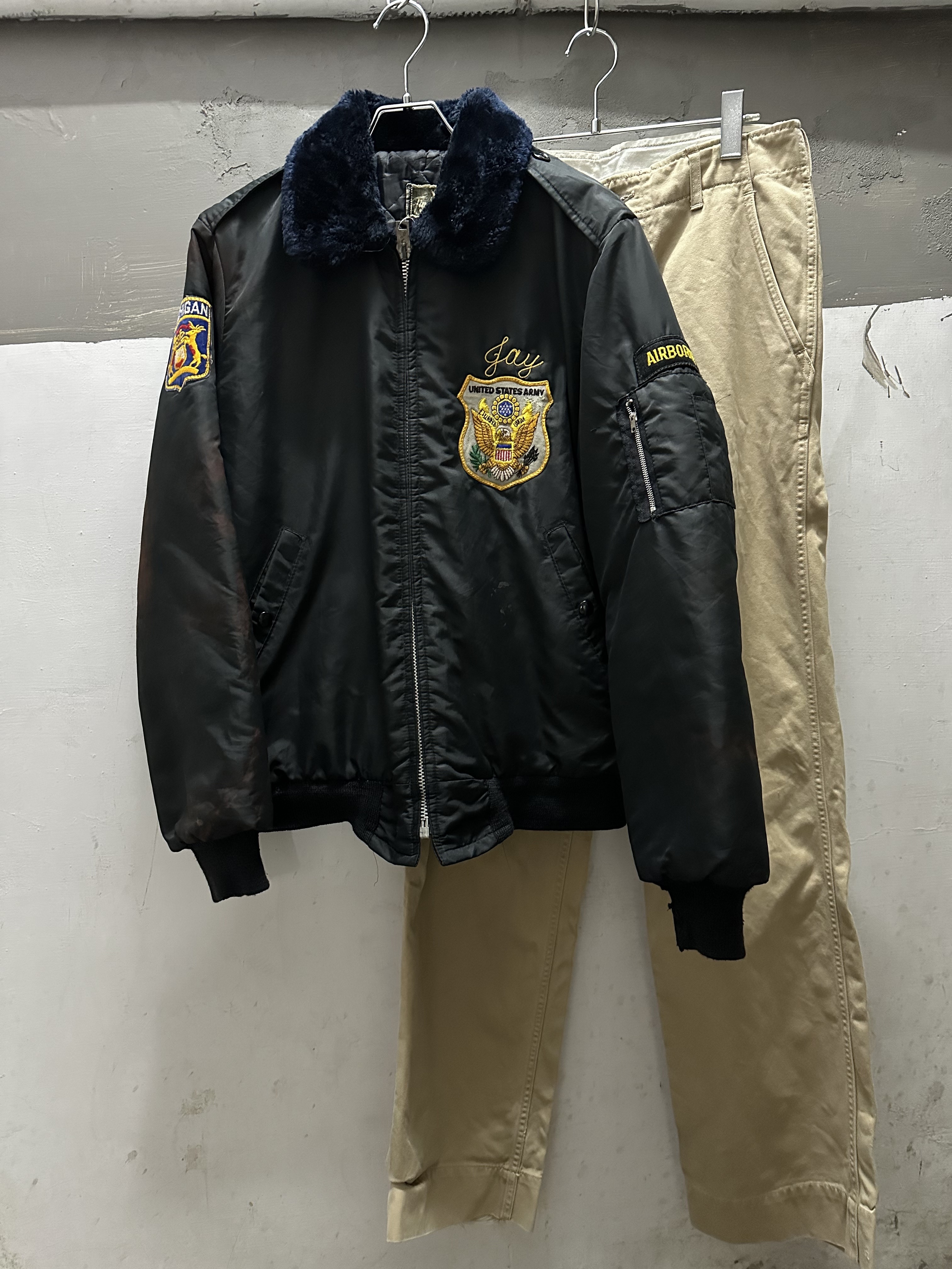 70s US ARMY AIRBORNE Veteran Jacket
