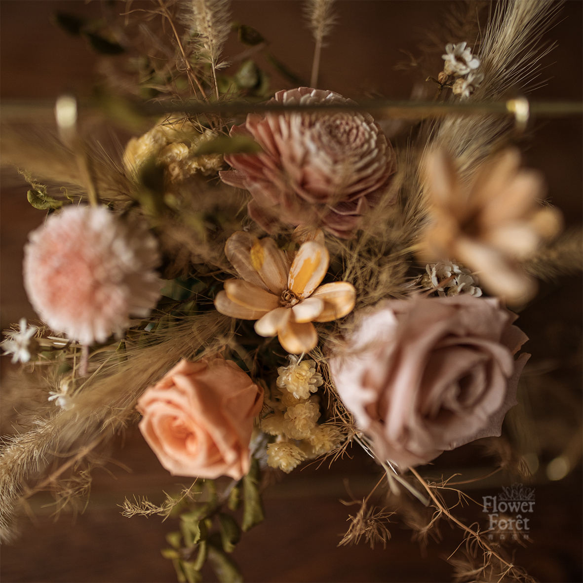 古典繡球 | 桌花