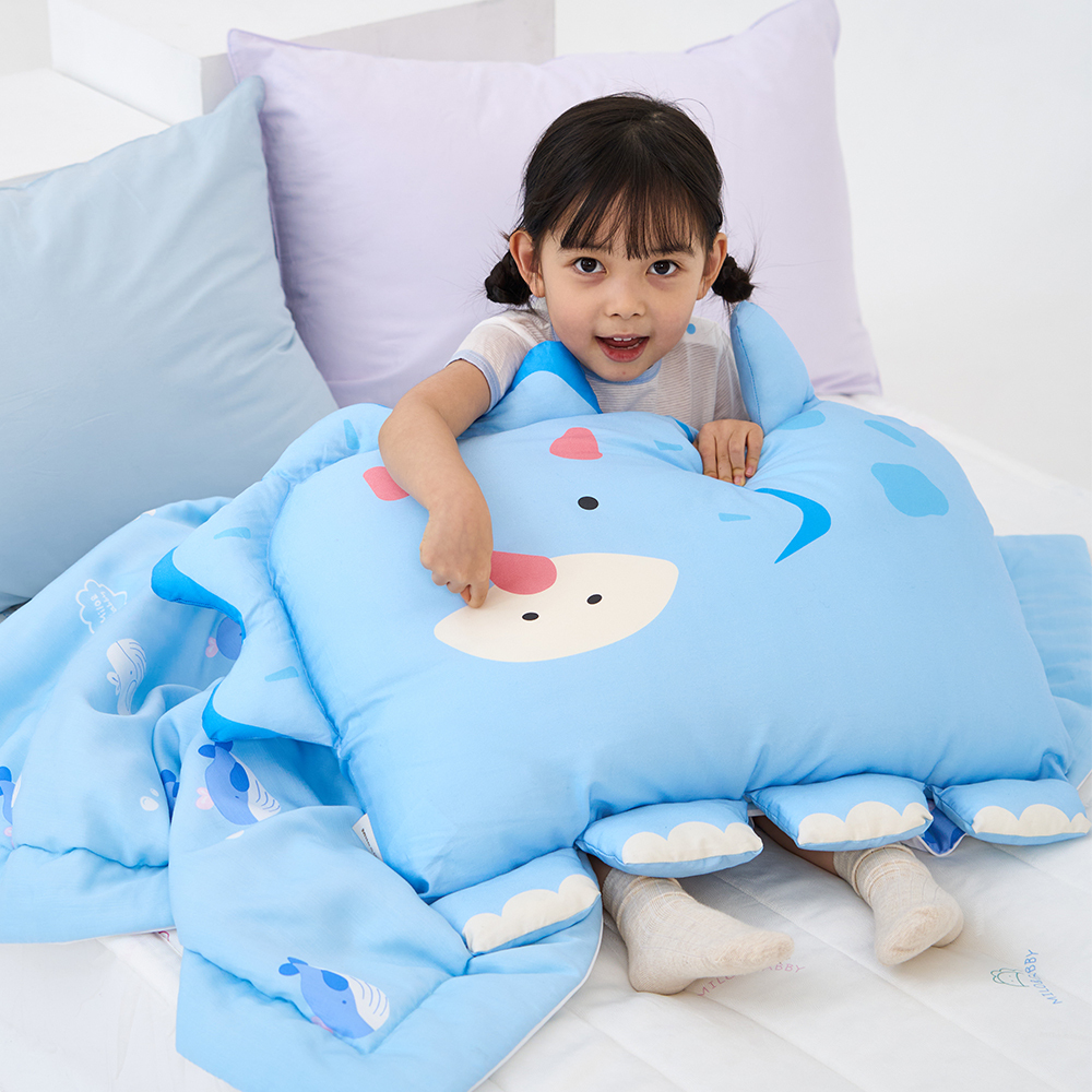 Milo&Gabby美國 動物好朋友超細纖維防蟎大枕心+枕套組｜TI TI三角龍