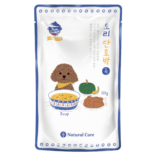 【韓國 NATURAL CORE 自然核心】鴨肉甜南瓜粥 120g