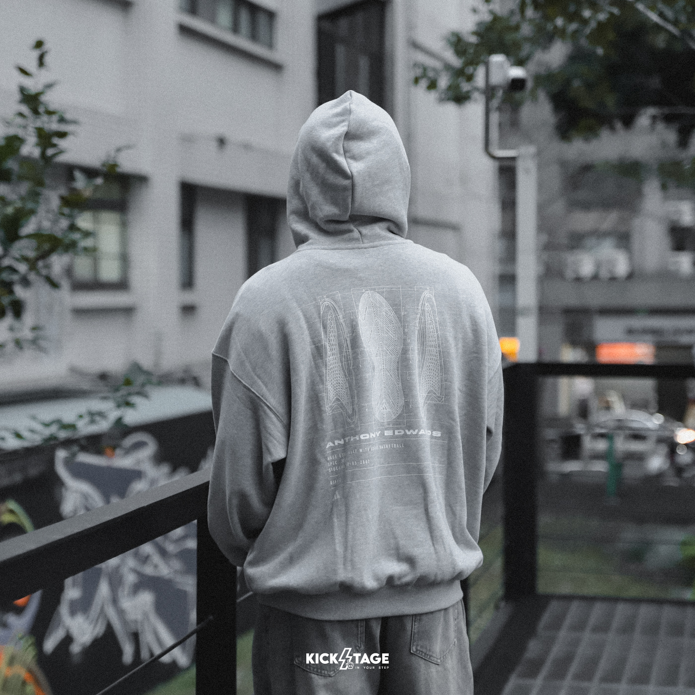 男款 ADIDAS ANTED GFX HOODIE 灰 AE1 愛德華茲 刺繡LOGO 毛巾底 帽T【JY3974】