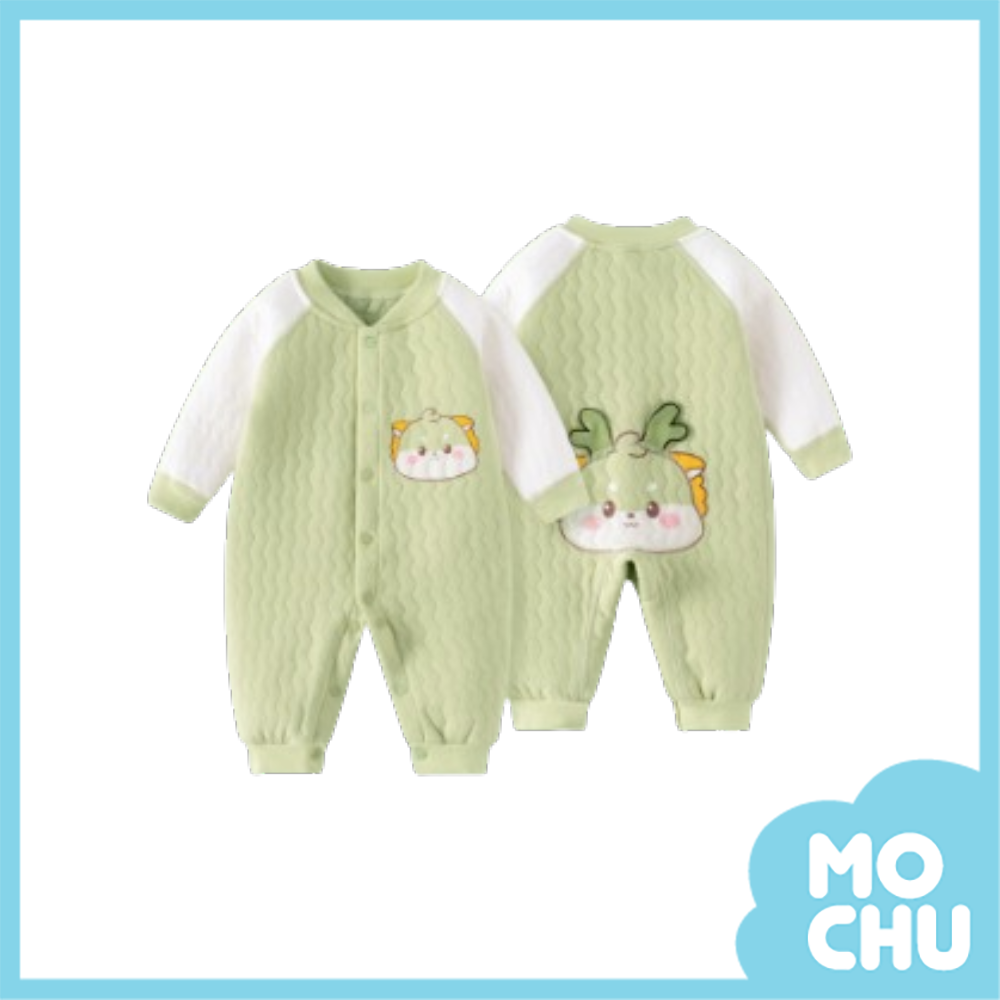 小綠龍夾棉加厚連身衣