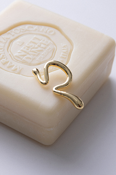 甜酷風不規則耳骨夾(單支)-金