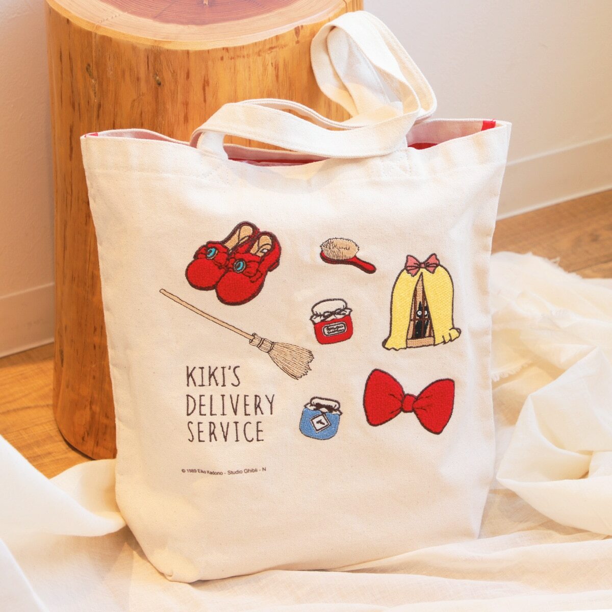 刺繡帆布托特包 魔女宅急便 珍藏品