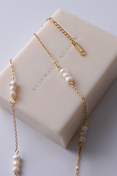 淡水小珍珠拼接項鍊