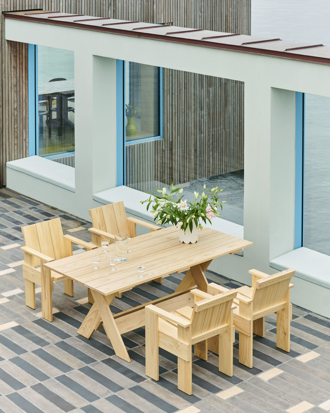 Crate Dining Chair / 木板條餐椅