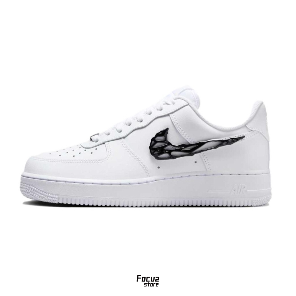 【Focus Store】預購 Nike Air Force 1'07 LX Wmns "Molten Metal Swoosh Pack - Black " 金屬溶解 金屬勾 黑色 IF1686-101