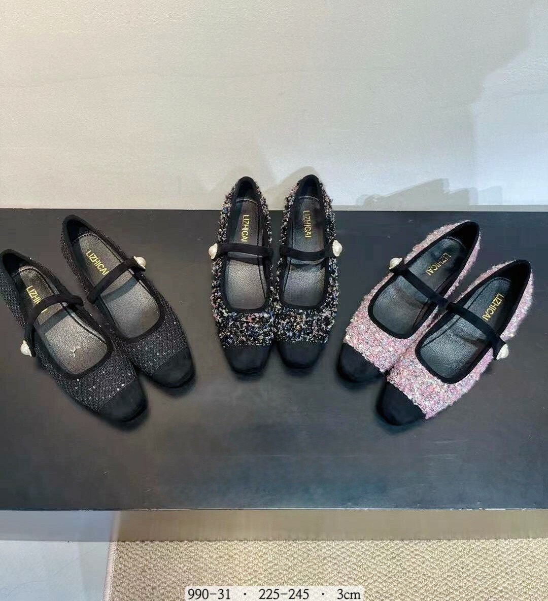 990-31韓國氣質一字珍珠瑪莉珍