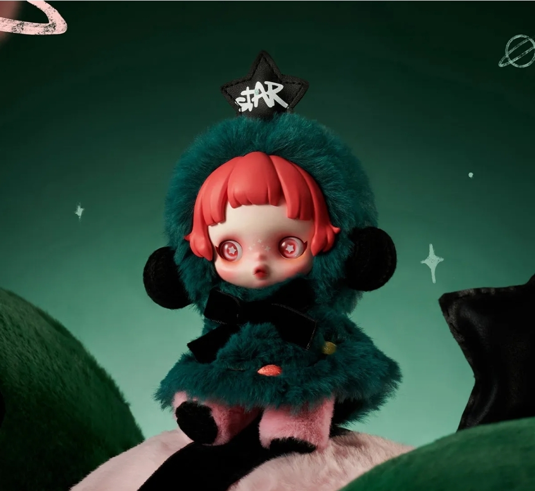 SKULLPANDA冬日樂章系列毛絨公仔盲盒, 不包官方瑕疵,不設退換（T12 PO145)